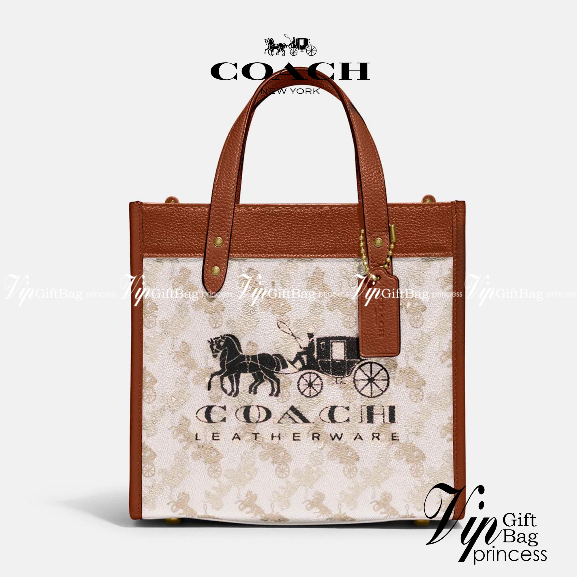 COACH FIELD TOTE 22 WITH HORSE AND CARRIAGE PRINT CARRIAGE BADGE((C8456)) 💫พร้อมส่งที่ไทย ใหม่ล่าสุด คุณภาพเกินเบอร์เลยจ้าา! กระเป๋าทรงTote ไม่ว่าโอกาสไหนๆ คุณสามารถพกพาไปได้ทุกที่ค่ะ หนังแท้อย่างดี! สวย นิ่มมือดีมากค่ะ