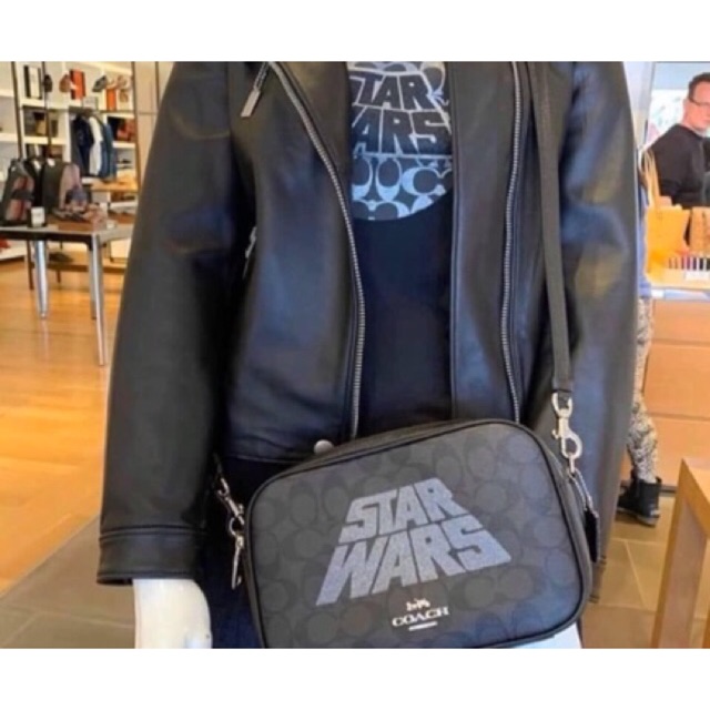 COACH STAR WARS X COACH JES CROSSBODY IN SIGNATURE CANVAS WITH MOTIF (COACH F88009)