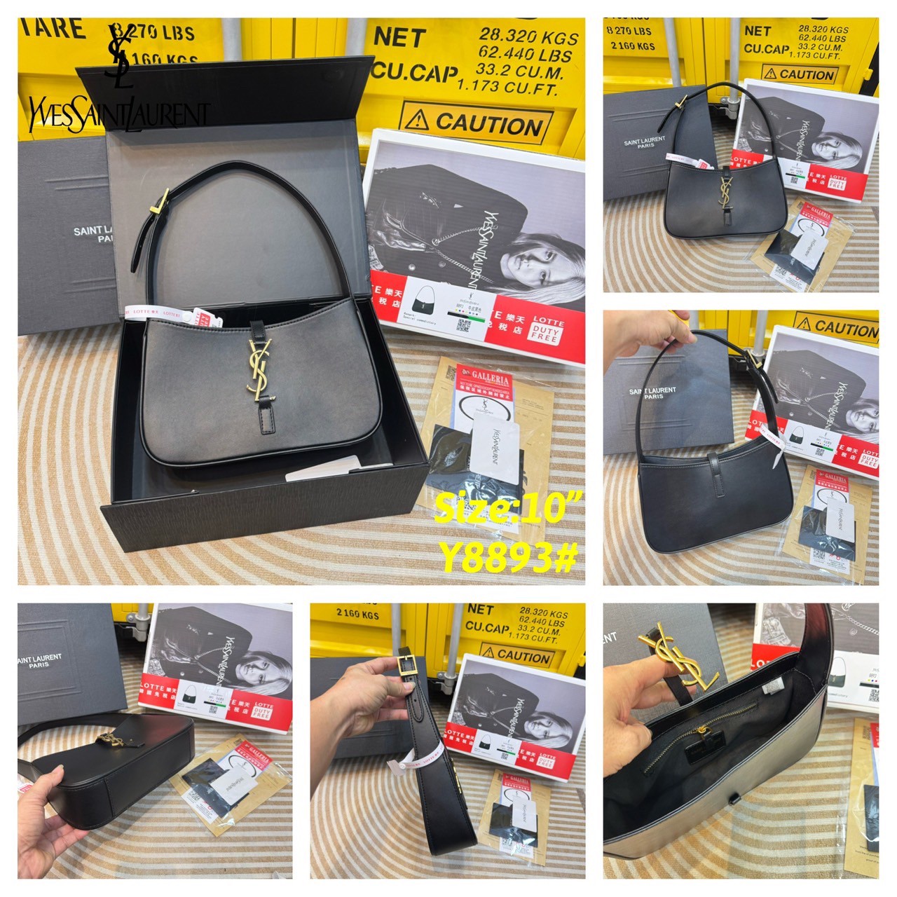 YSL le 5 à 7 Hobo Bag กระเป๋าสะพายไหล่ดีเทลหรู ฮอตไม่หยุด ฉ่ำสุดตัวแม่ คลาสสิค ดีเทลหรู สวยครบทุกมุมตอบโจทย์ทุกไลฟ์สไตล์ ใช้งานได้ง่ายและสะดวก หนังเรียบสวยน้ำหนักเบา คมชัด ดูแพงที่สุด