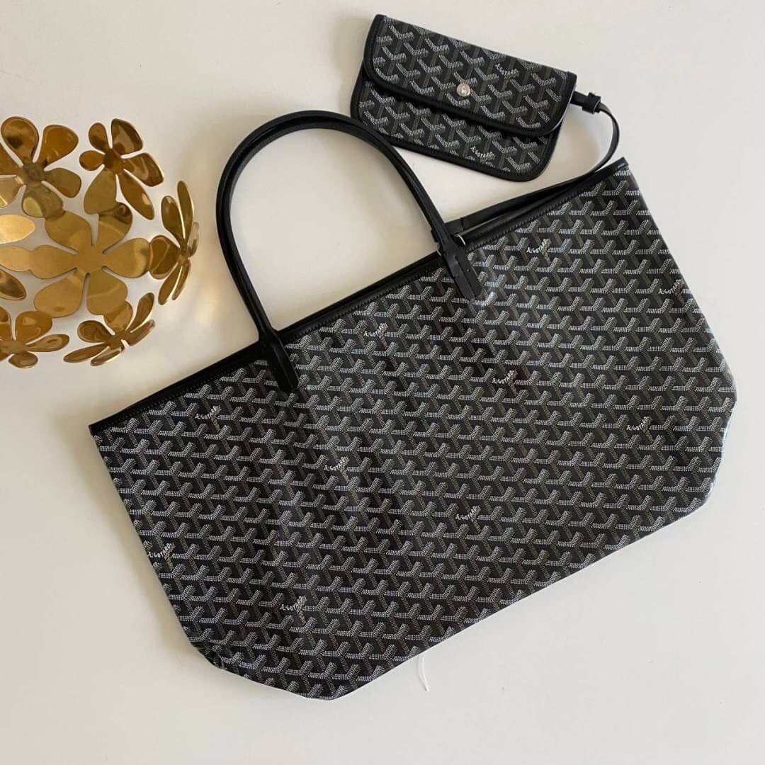 VIP 】หนังแท้ GOYARD SAINT LOUIS GM TOTE BAG กระเป๋าทรง SHOPPING ขนาดใหญ่กำลังดี สวยหรูคลาสสิคไม่มีเอ้าท์ ภายในโล่งกว้าง ใส่สัมภาระได้เยอะจุใจพร้อมส่งที่ไทยจองด่วนเลยค่ะ!