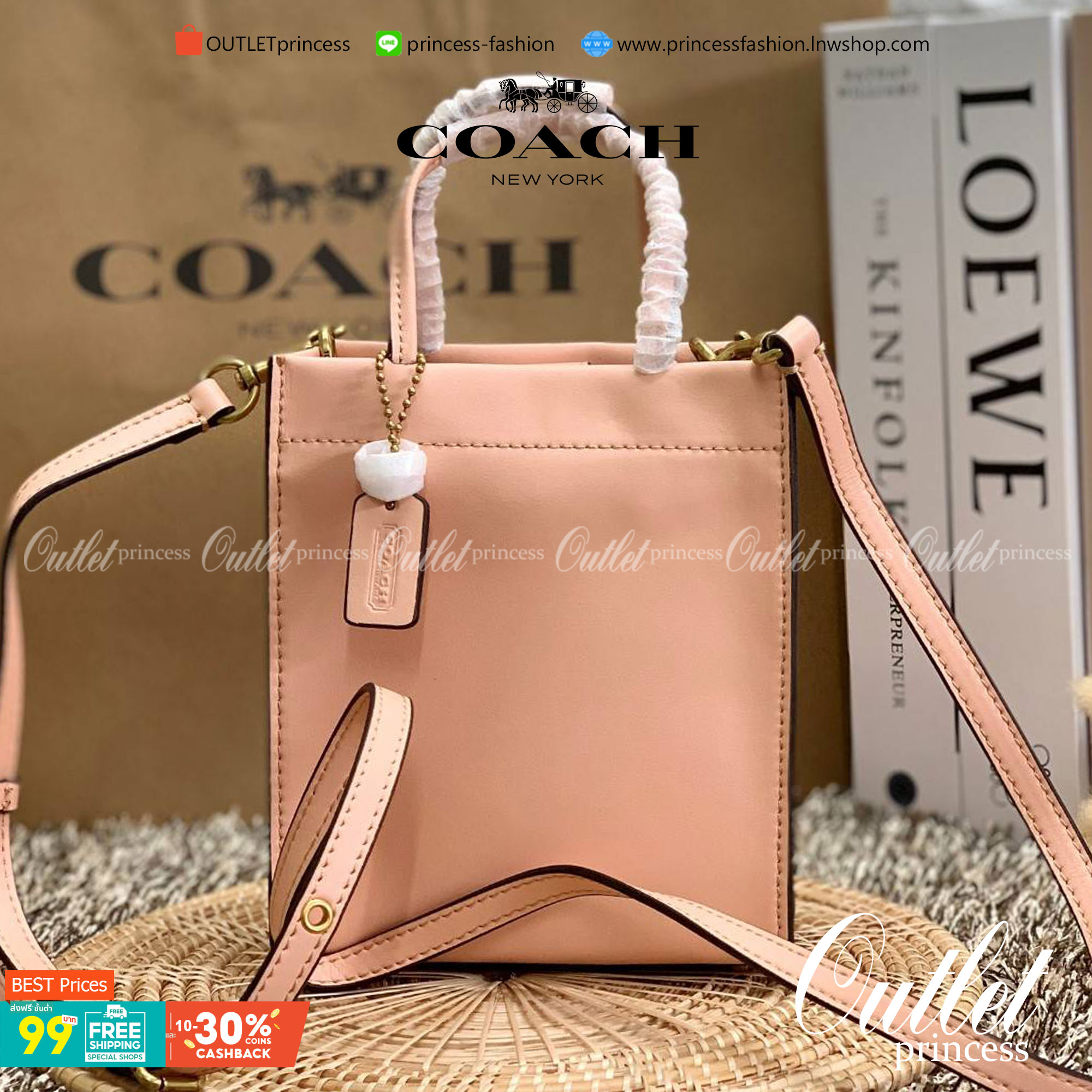 COACH MINI CASHIN TOTE ((C4828)) 💥พร้อมส่งที่ไทยรุ่นใหม่ล่าสุดค่ะ! กระเป๋าขนาดมินิ หนังแท้ หนังนิ่มสวย น่าใช้มากๆค่ะ ปากกระเป๋าแบบแม่เหล็ก ภายในสามารถใส่กระเป๋าเงินใบกลางได้;มือถือแบบตั้งได้ทุกรุ่น;ของจำเป็นจุกจิกสาวๆได้หลายอย่างนะคะ;พร้อมช่องเสีย