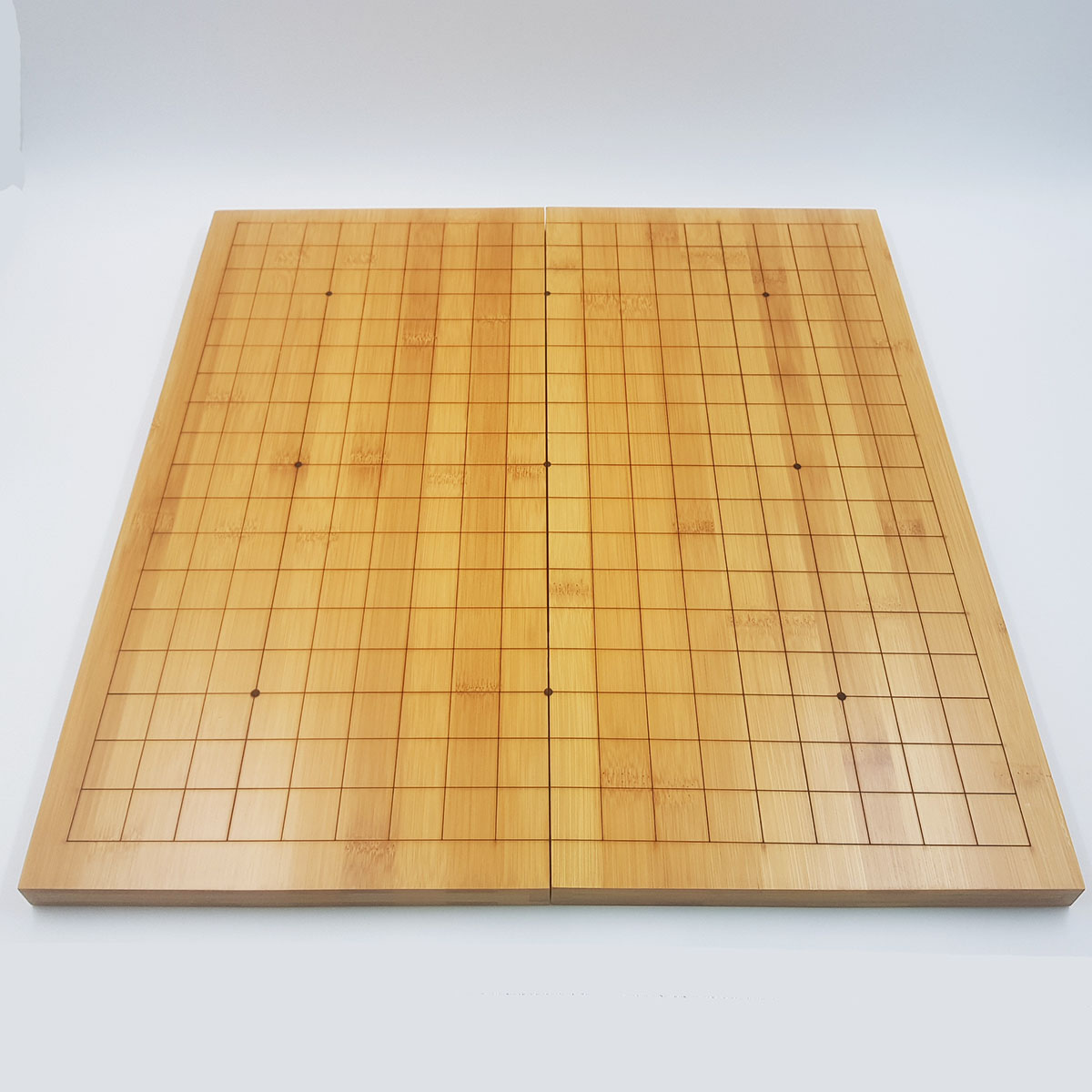 ชุดหมากล้อมกระดาน19x19เส้นพับได้หนา2cm.พร้อมเม็ดเมลามีนและโถหมากไม้Torreya