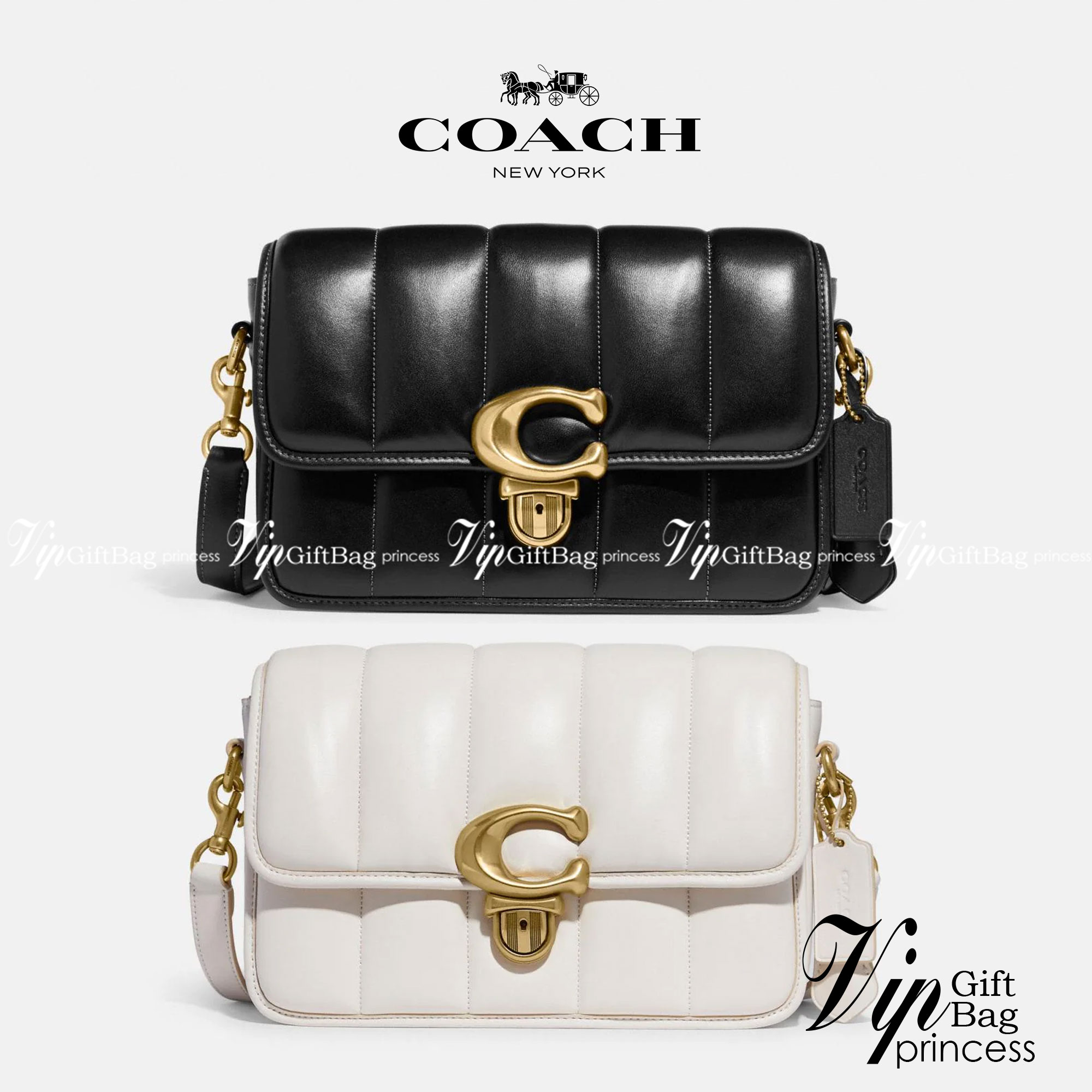 Coach Studio Shoulder Bag With Quilting c7725 พร้อมส่งที่ไทย