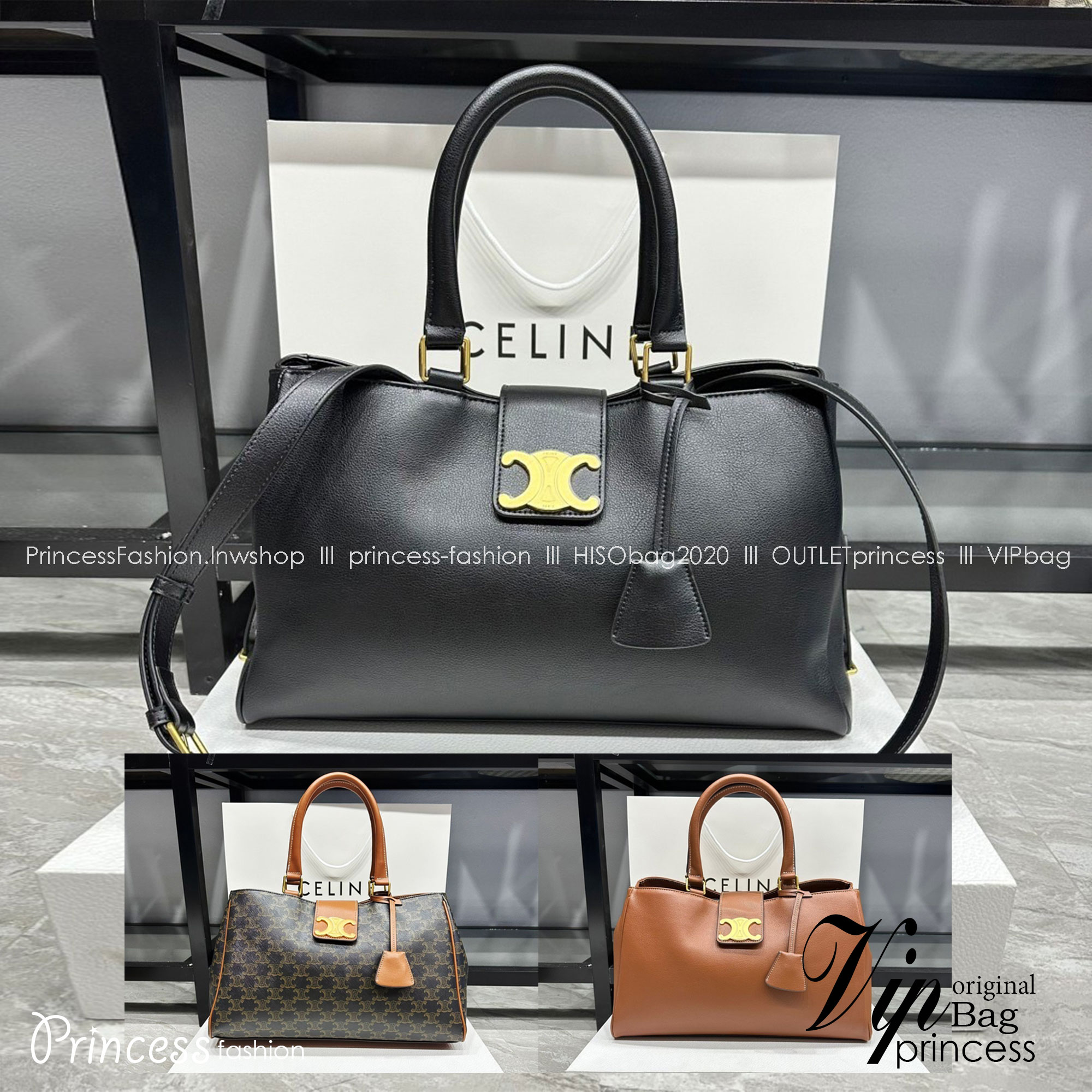 CELINE MEDIUM APPOLINE BAG IN SUPPLE 3 สี พร้อมส่ง กระเป๋าใบใหญ่จุของได้เยอะ รุ่นใหม่หนังสวย เกรดออริจินอล สลับแท้