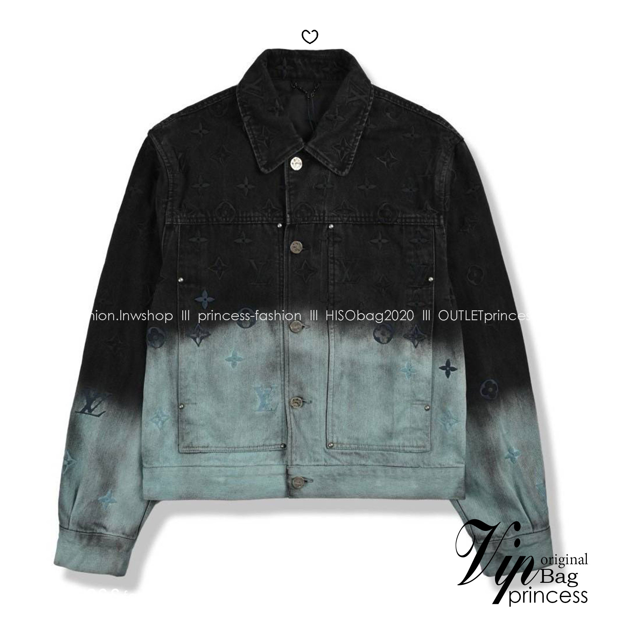 LV JACKET JEAN DENIM เสื้อแจ็คเก็ตยีนส์ฟอกไล่สี แบรนด์หรู เนื้อผ้าอย่างดี สวยงาม มีป้ายแท็กที่คอเสื้อ ใส่ได้ทั้งผู้หญิง/ผู้ชาย 🧡เกรดท็อปออริ เกรดดีสุด