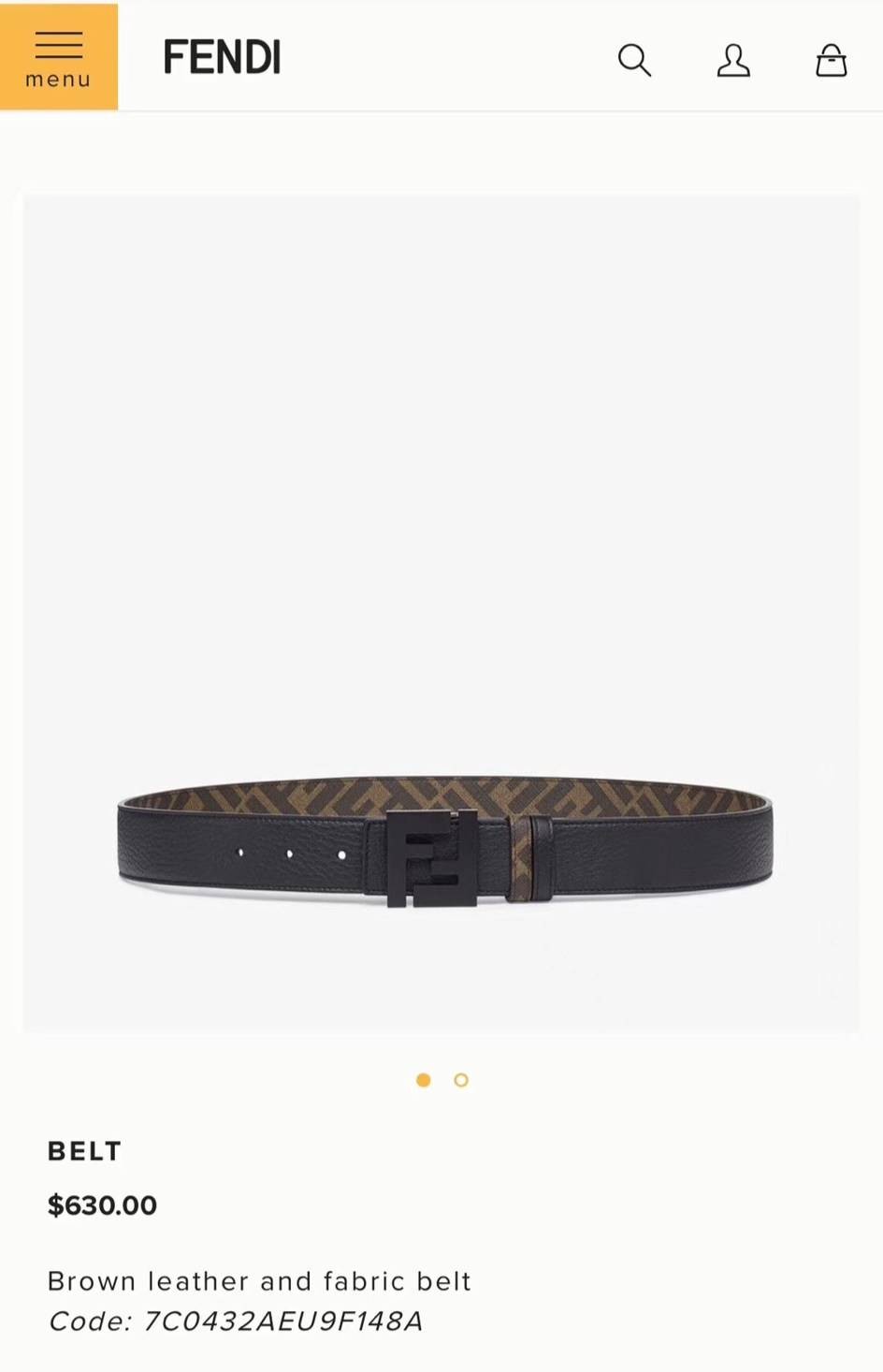 FENDI BELT เข็มขัดหนังแท้ ใช้ได้ 2 ด้าน สุดคุ้มเลยค่ะ พร้อมส่งไอเท็มขายดี! ดีไซน์เรียบหรูเข้ากับทุกลุ๊ค ใช้ได้ทั้งชายหญิง มาพร้อม Original Package ห้ามพลาดค่ะ!