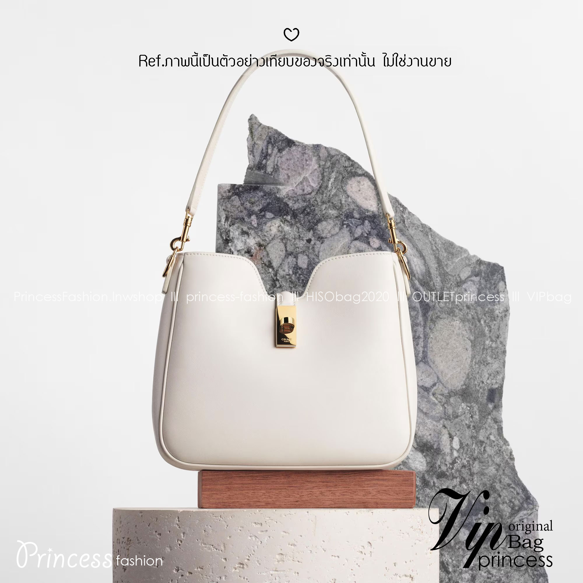 CELINE SMALL CAMILLE 16 SOFT BAG IN SMOOTH LEATHER กระเป๋าทรงโฮโบที่ตัวแม่ตัวมัมใช้กันเยอะสุดๆ ด้วยรูปทรงยอดนิยม สะดวกใช้ด้วยอะไหล่บิดล็อค สีทองสวยโดดเด่น