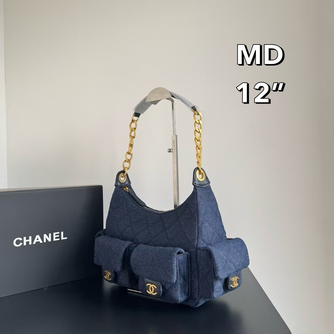 CHANEL 25C Hobo Bag ใหม่ล่าสุดก่อนใคร กับกระเป๋าสะพายทรงโฮโบรูปทรงสวยคลาสสิค ใช้งานได้ง่าย ทุกลุค ทุกสไตล์