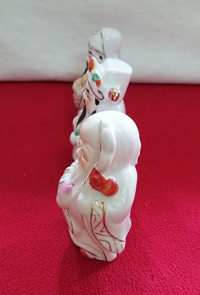 สินค้าหมดค่ะ เทพฮกลกซิ่ว องค์เล็กสีขาว แก้ชงปีระกา ชง50% ปี2563 ช่วยเสริมดวงท่านให้ดีขึ้นค่ะ