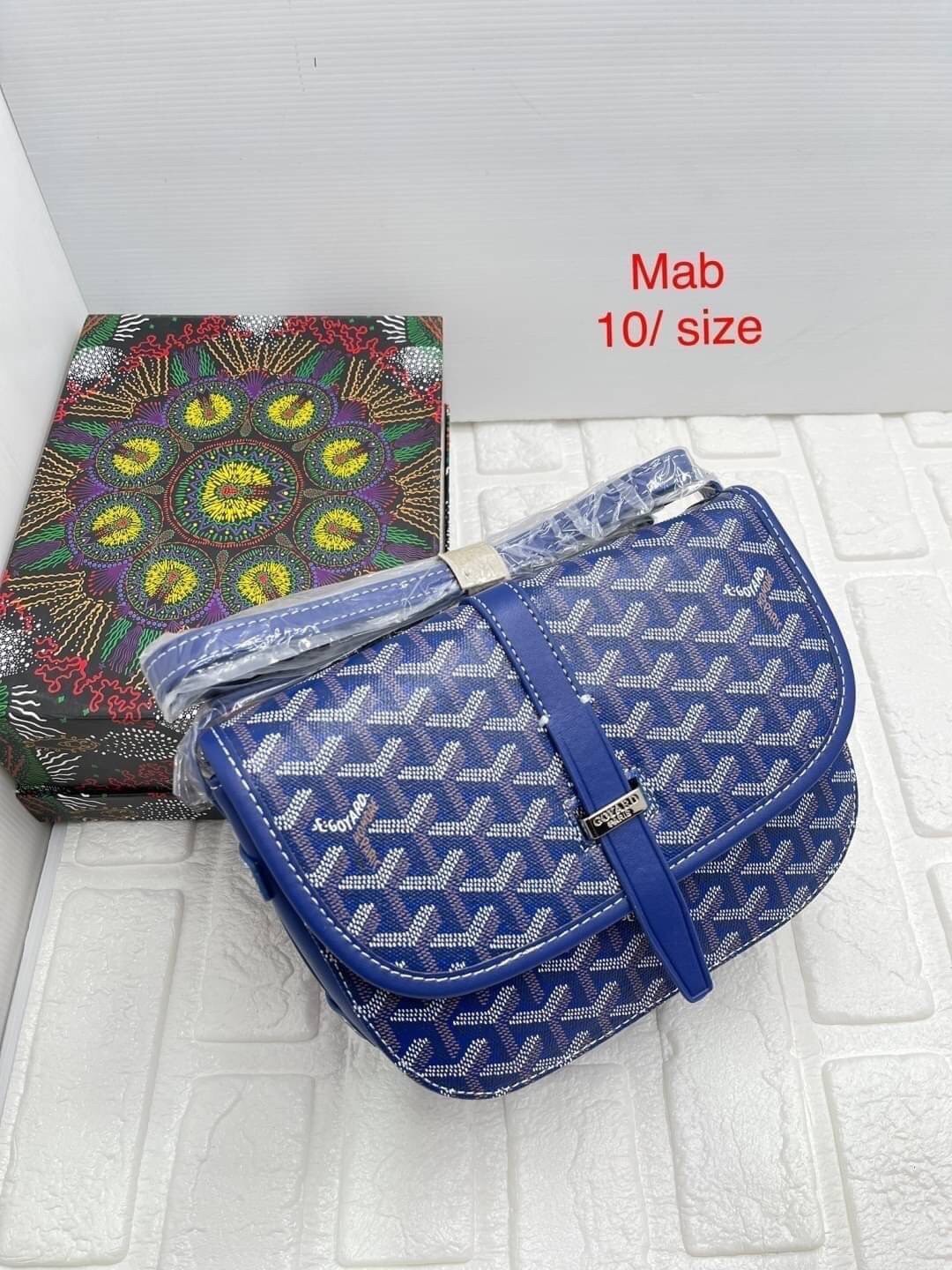 GOYARD belvedere pm / GOYARD Messenger Bag 10" แบรนด์ดังจากฝรั่งเศส เรัยบหรูแต่ดูสง่า สะดุดตาด้วยลายเฉพาะตัว