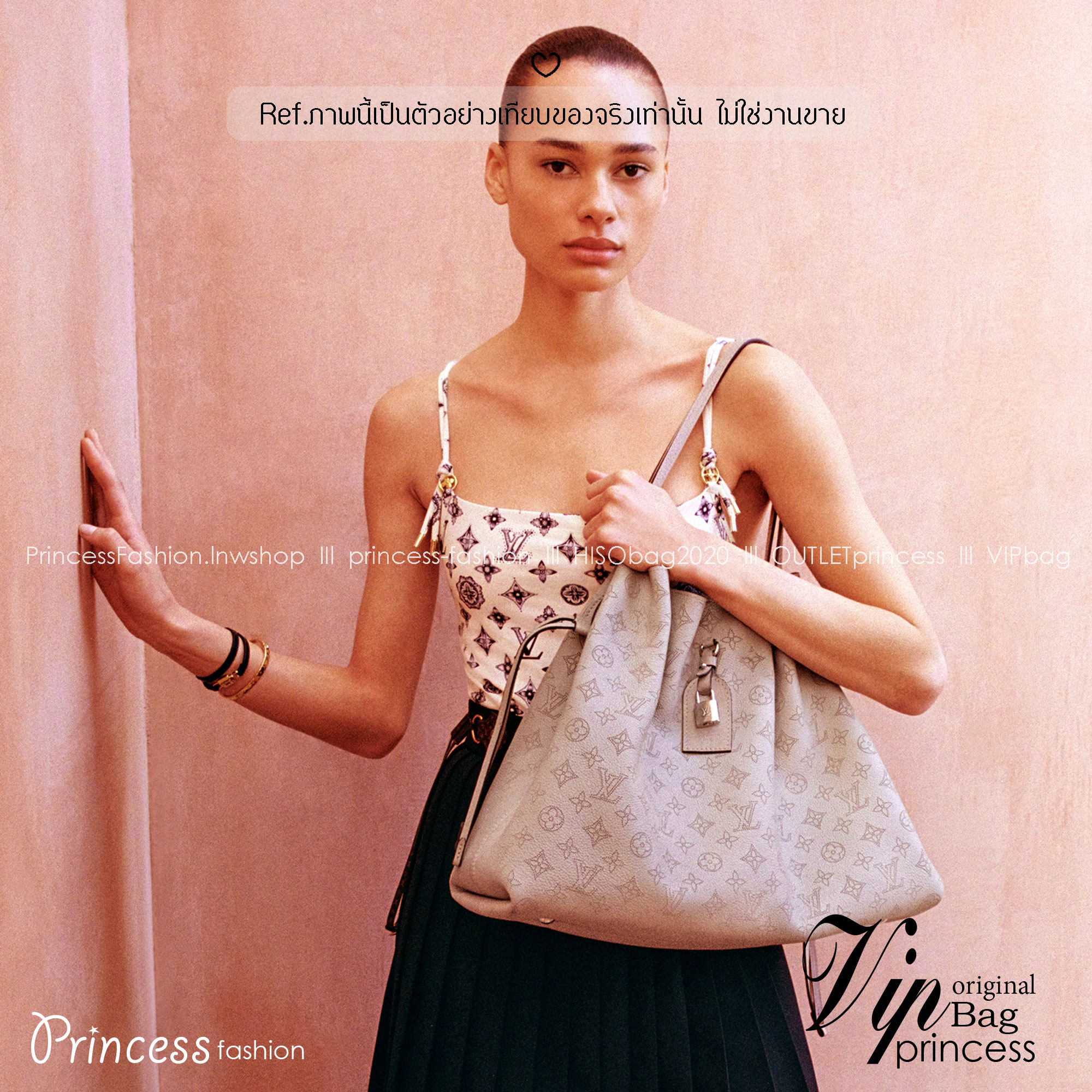 ORI หนังแท้ | LV Boundless Bag กระเป๋าสะพายทรงโท้ทใบใหญ่ ฉลุลายโมโนแกรมเต็มใบ สวยสุดคลาสสิก โทนสีเรียบง่ายใช้งานง่าย หรูหรามีระดับเหนือกาลเวลา