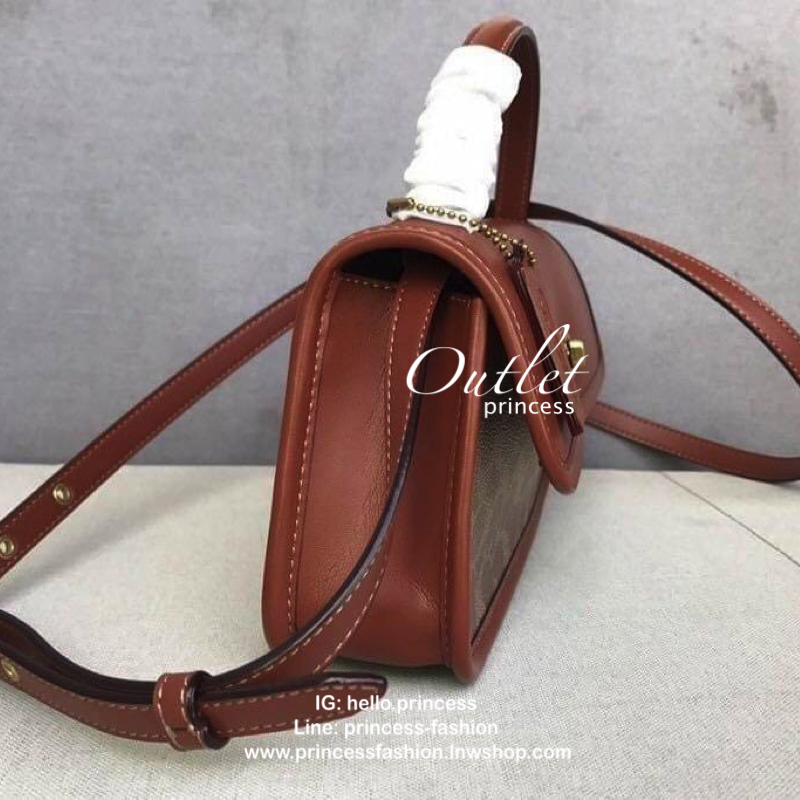 Coach Auth Coach 1941 Turnlock Clutch Crossbody Bag DETAILS