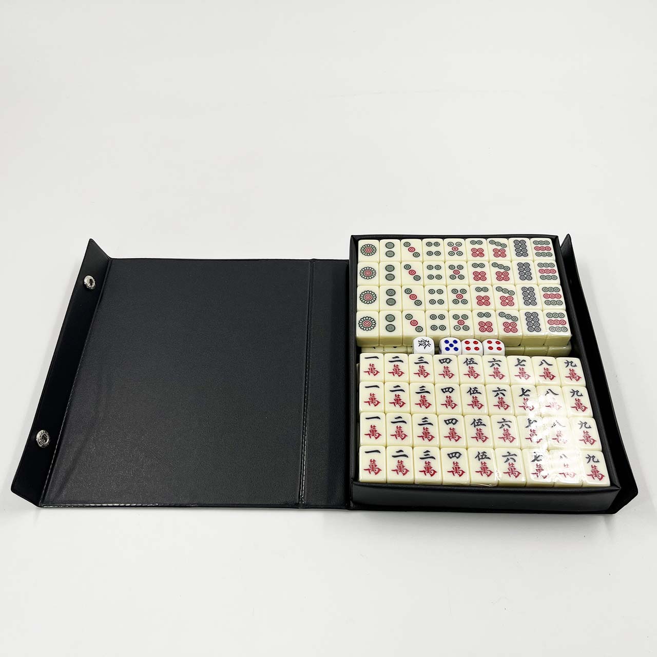 ชุดไพ่นกกระจอกขนาดเล็กแบบพกพาไม่หนักกล่องใส่ทรงสี่เหลี่ืยมจัตุรัส