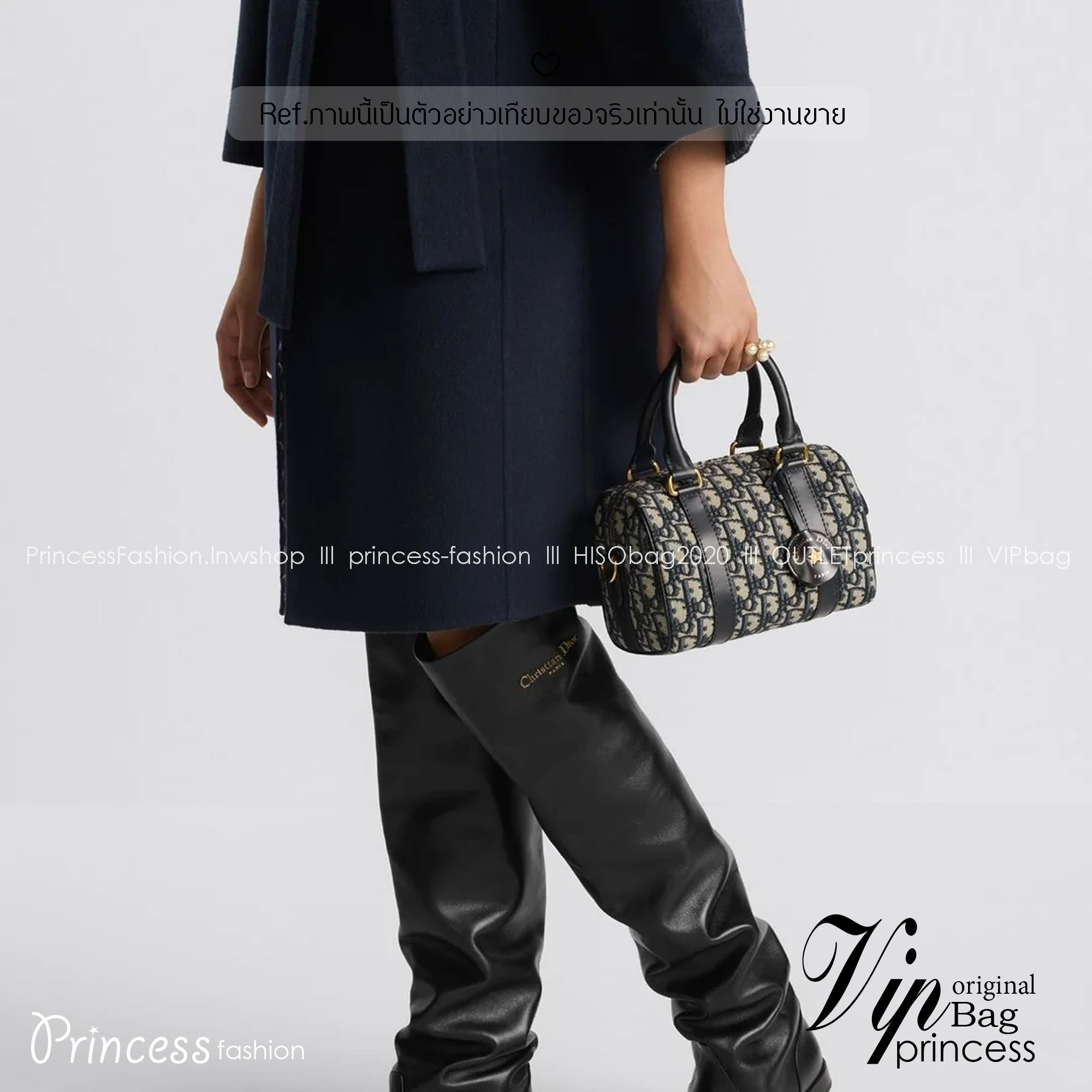 DIOR Groove 20 Bag กระเป๋าสะพายทรงบอสตันสุดคลาสสิค ดูดีและมีเทส รูปทรงหมอนยอดฮิต สวยหรูทันสมัย