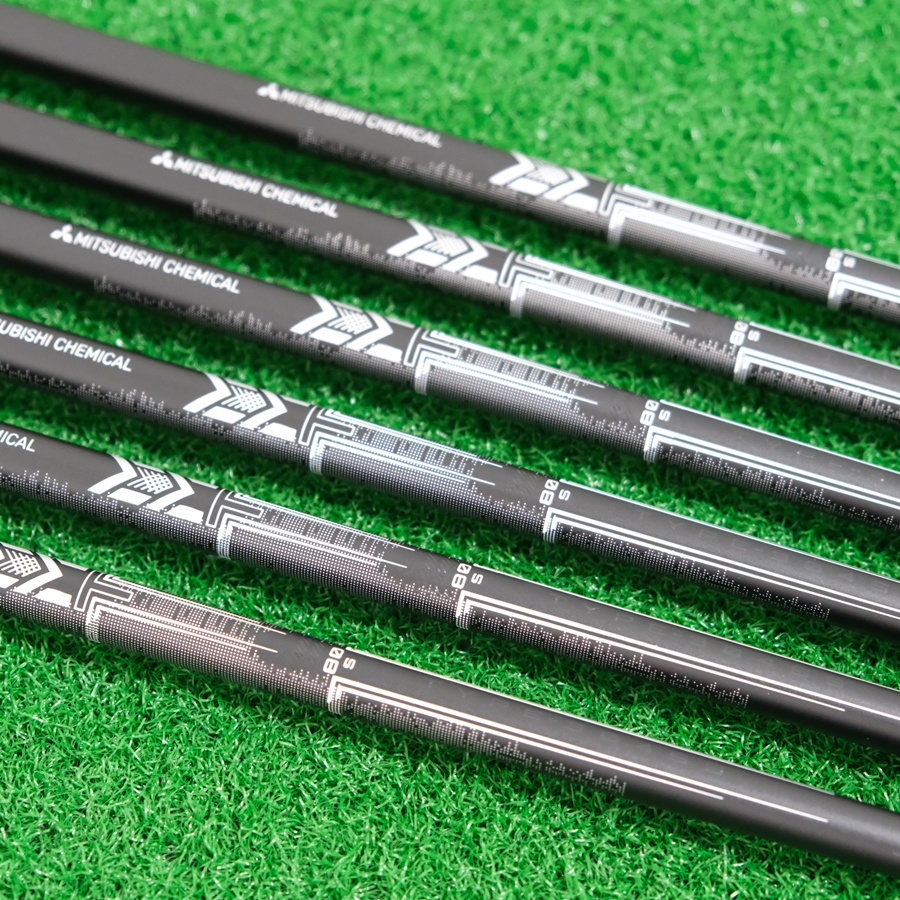 MITSUBISHI CHEMICAL MMT 80 FLEX S #5-PW IRON SHAFT - GOLF PRIDE MCC +4 STANDARD