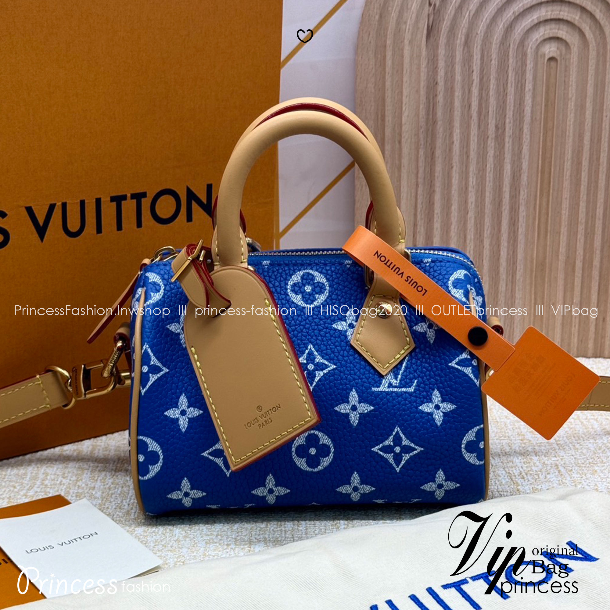 RUNWAY LV Nano Speedy P9 Bandoulière Soft Leather กระเป๋าสะพายสปีดี้รุ่นใหม่ไซส์มินิหรูหรา เกรดท็อปวีไอพี เกรดดีสุด 1:1 หนังแท้สวยงาม เก็บทุกรายละเอียด ใช้สลับแท้ ผ่านทุก ตม. ใช้งานต่างประเทศได้