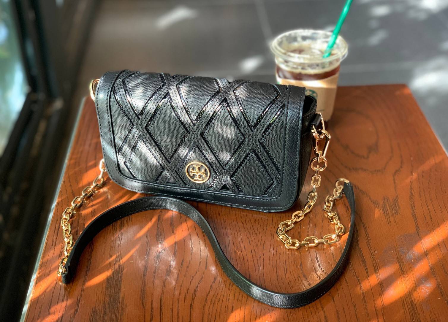 ของแท้ 💯% 】รุ่นที่เคยทำสถิติการขายได้1,000ใบ ในเวลาเดือนกว่าๆ!! TORY BURCH ROBINSON WOMEN CHAIN BAG