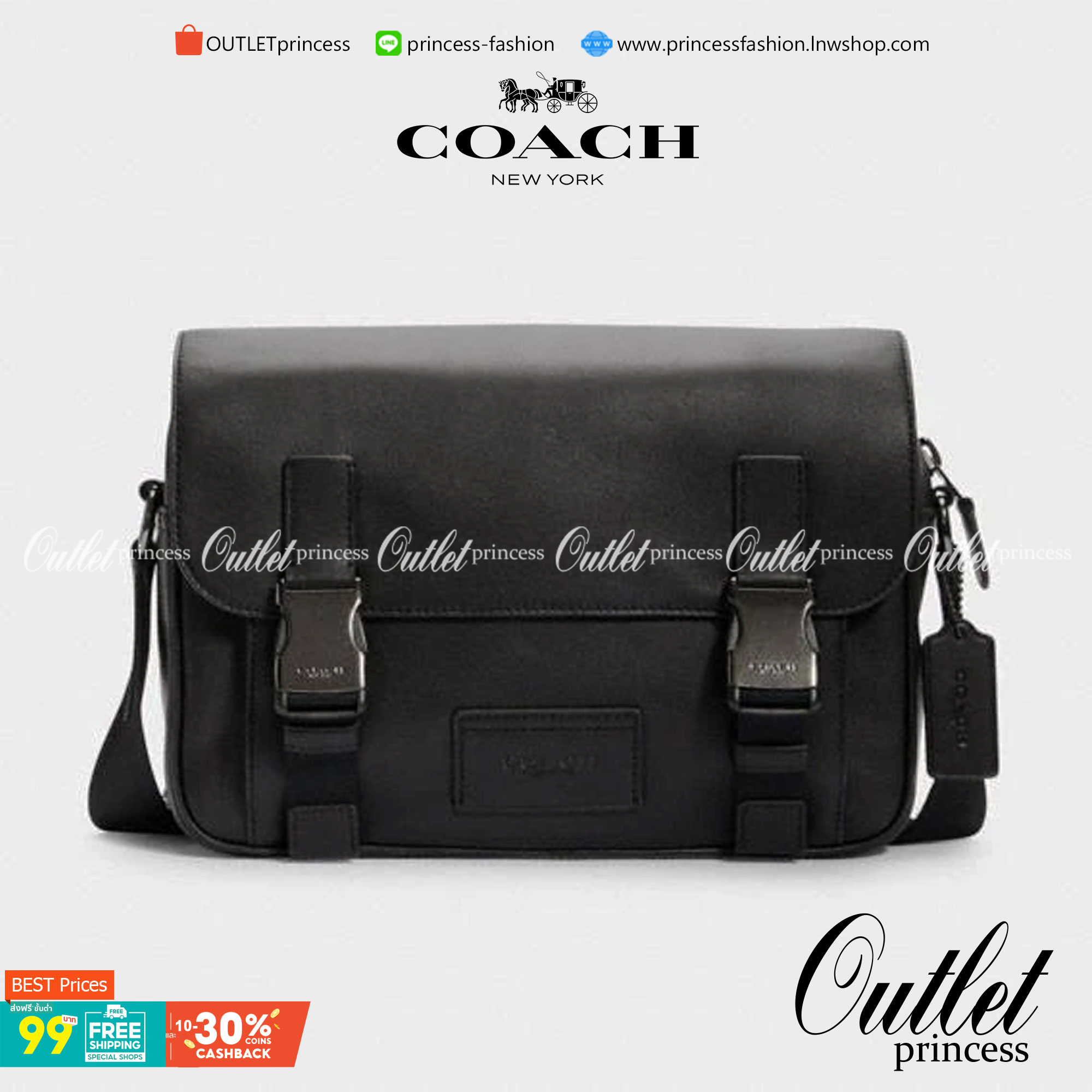 ลุคคือดูดีมากๆ ต้อนรับปีใหม่นี้กันค่า😘 COACH TRACK CROSSBODY ((2715)) เข้าใหม่อีกหนึ่งสี พร้อมส่งที่ไทย ใหม่ล่าสุดค่ะ! กระเป๋าสะพายครอสบอดี้ร์หรือสะพายข้าง หนังแท้ชั้นดีที่สุด หนังนิ่มเรียบสวยมากๆค่ะ ด้านหน้าเย็บป้ายหนังโลโก้แบรนด์ เปิดปิดกระเป๋าแ