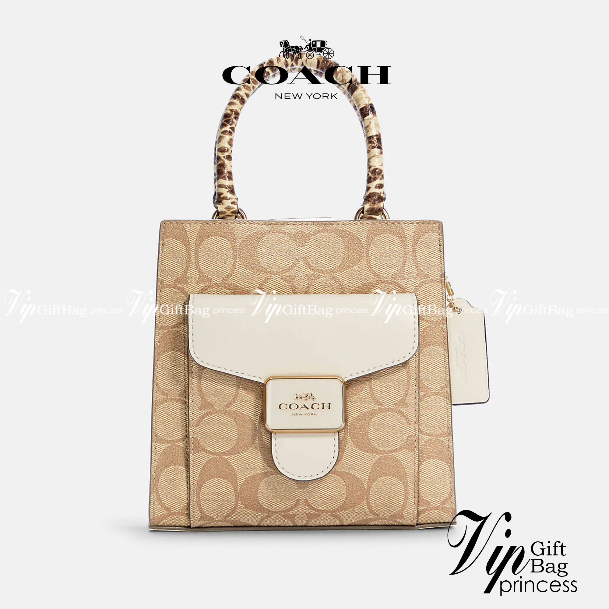 น้องเข้าใหม่ ไม่มีไม่ได้แล้ว ต้องรับไปดูแลเลยค่าา❤️ COACH MINI PEPPER CROSSBODY IN SIGNATURE ((C7227)) 📣พร้อมส่งที่ น้องใหม่ล่าสุดค่าา! กระเป๋าสะพายครอสบอดี้ร์ หรือหิ้วออกงานก็สวยไม่น้อยทีเดียวค่ะ หนังแท้นิ่มสวย หูหิ้วและด้านข้างกระเป๋าทำลา