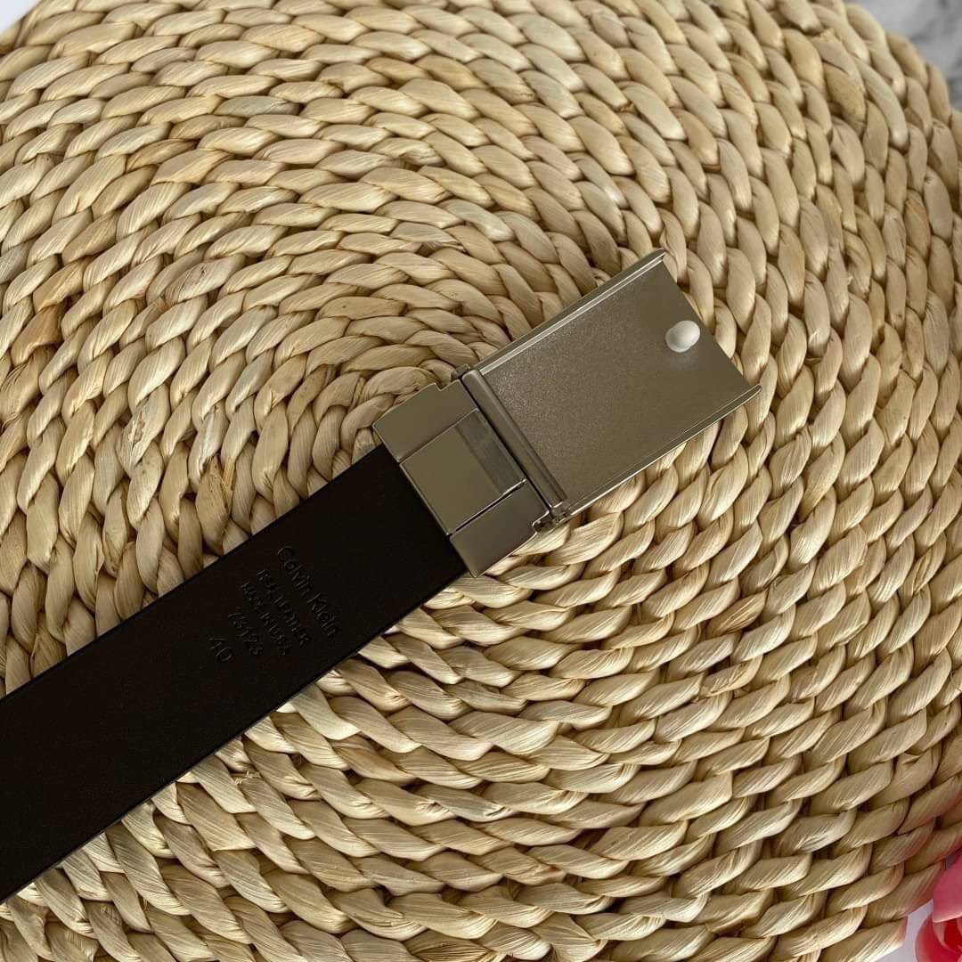 Calvin Klein Leather Belt & Wallet Set Setกระเป๋าสตางค์+เข็มขัด