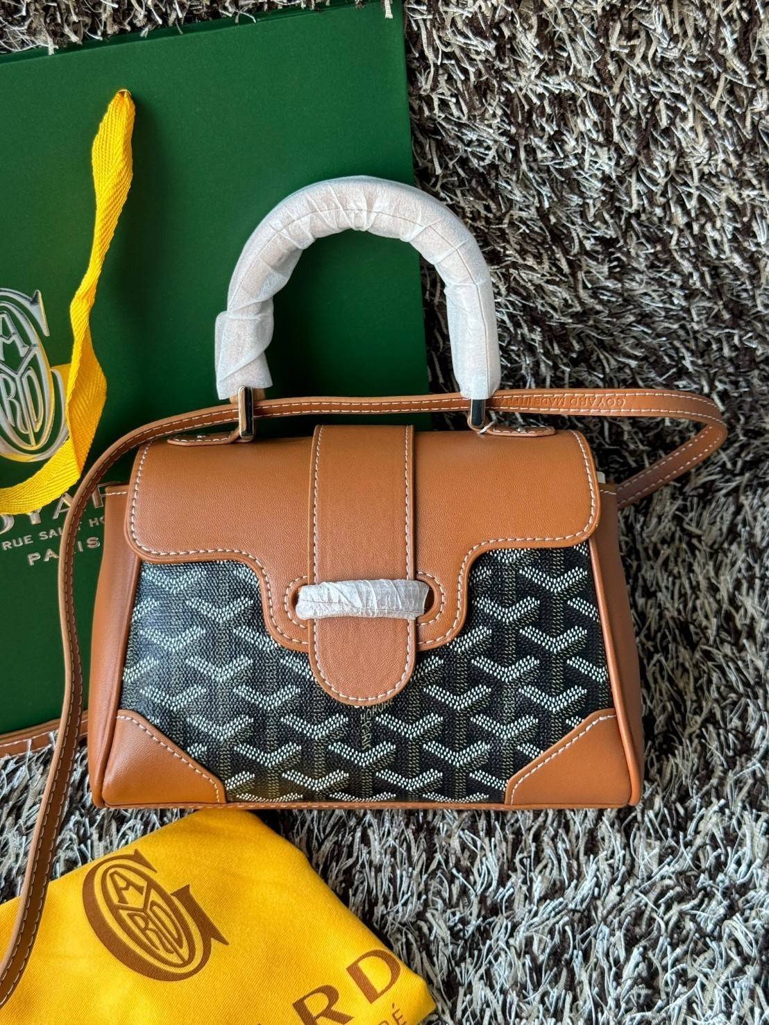 พร้อมส่ง 6 สี Goyard Saigon Souple Mini Bag / Saïgon Bag กระเป๋าถือ/สะพาย เกรดออริ สลับแท้ 1:1 ใช้ต่างประเทศได้