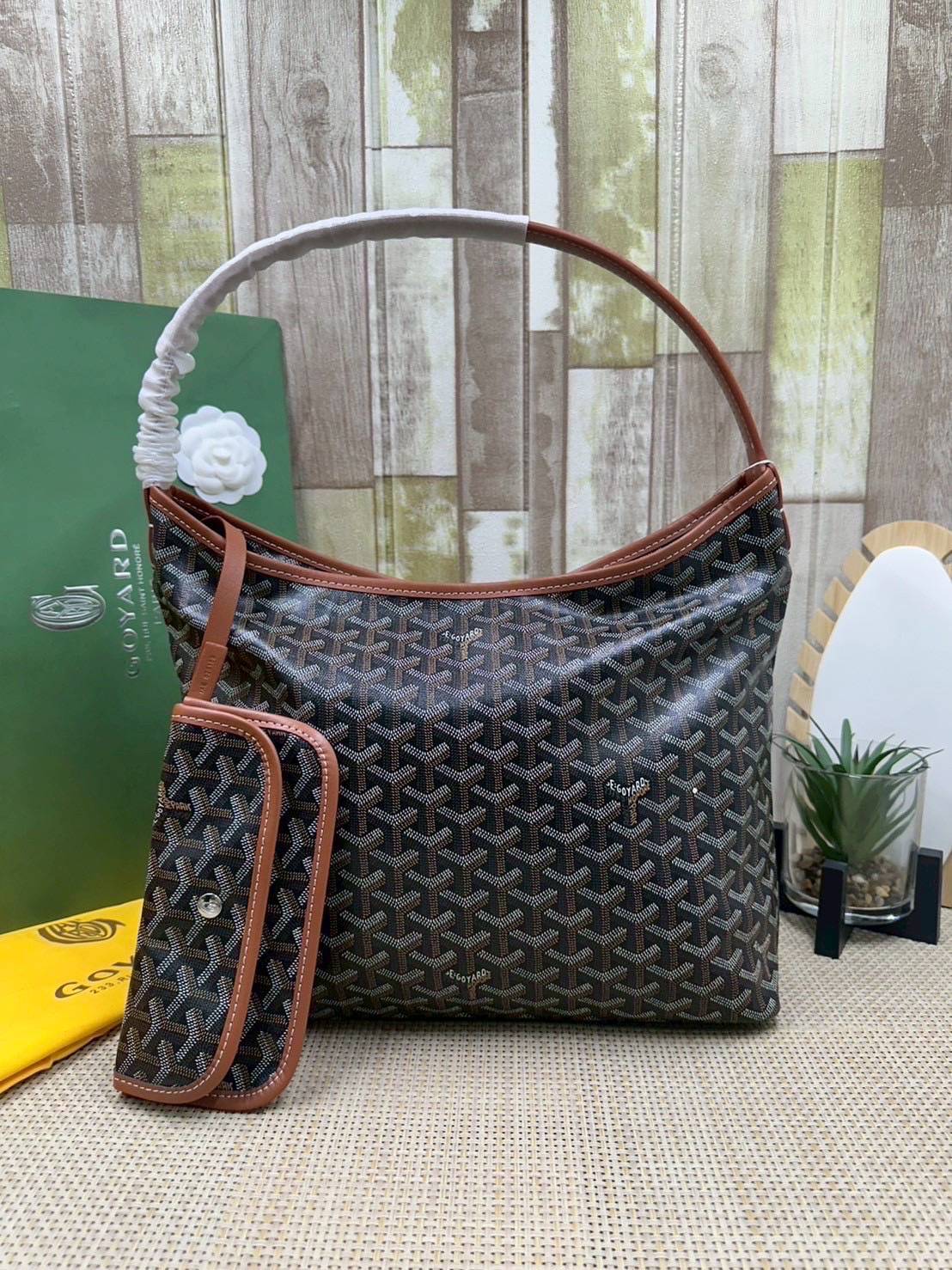 พร้อมส่ง 8 สี ORI หนังแท้ | Goyard Bohème Hobo Bag กระเป๋าสะพายทรงโฮโบ สะท้อนถึงความเบา ความยืดหยุ่น เปิดปิดแบบซิป สะดวกสบายขึ้น