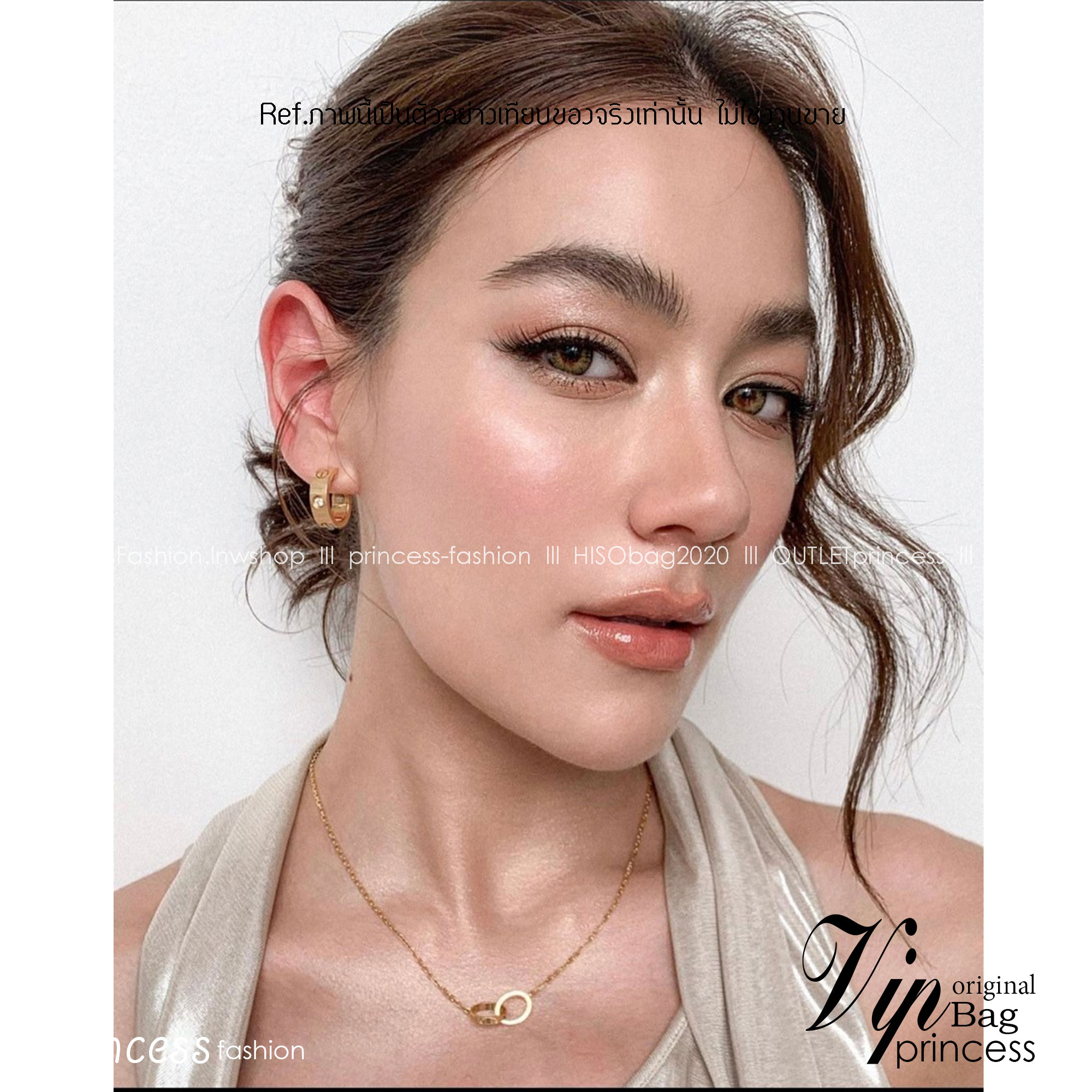 Cartier necklace LOVE - gold พร้อมส่งที่ไทย สร้อยคอคาเทียร์ **สินค้าเกรดออริจินอล 1:1 สลับแท้ ใช้งานต่างประเทศได้ งานสวยตามรูป ภาพถ่ายจากงานขายจริง