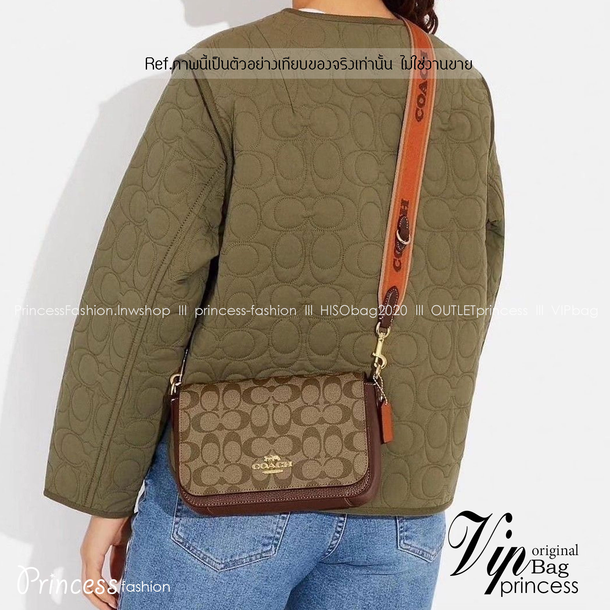 OACH LOGAN MESSENGER IN SIGNATURE CH483 CH252 กระเป๋าสะพาย รุ่นใหม่ สไตล์สปอร์ต ดีไซน์สวย ขนาดกำลังดีคล่องตัว สายสะพายเส้นใหญ่ทนทาน