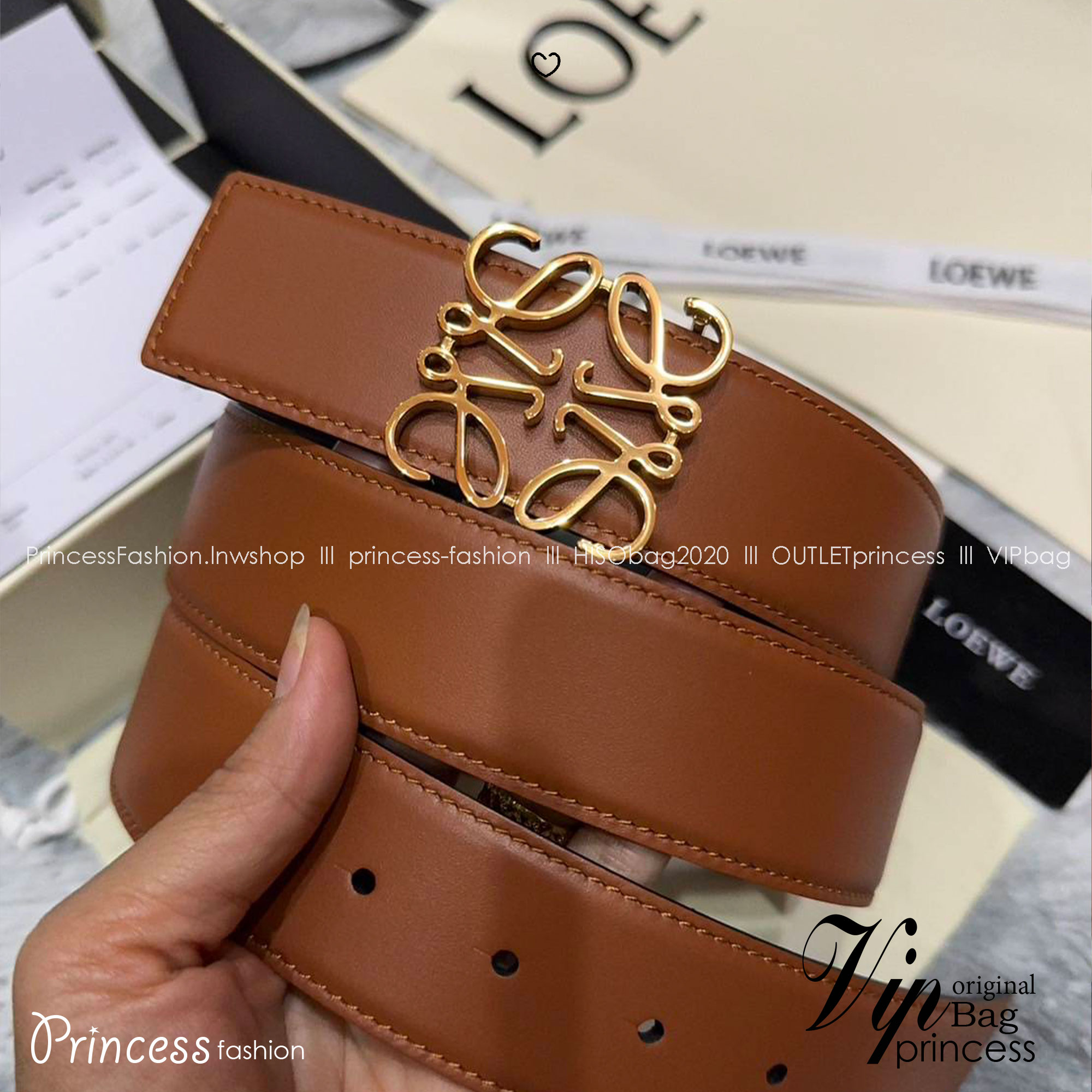 TOP ORI | หนังแท้ Loewe Belt / Loewe Anagram Leather Belt เกรดเทพดีสุด เข็มขัดโลเอเว่หนังแท้ สุดคลาสสิค วินเทจ เรียบง่าย ผู้ดี เป็นซิกเนเจอร์ ใช้งานเป็น everyday use ได้เลย