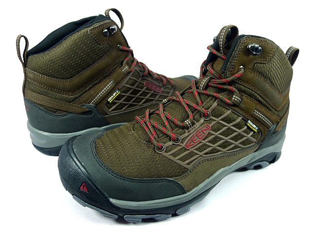 KEEN Saltzman WP Mid Hiking - Cascade Brown/Chili Pepper M9us/42eu