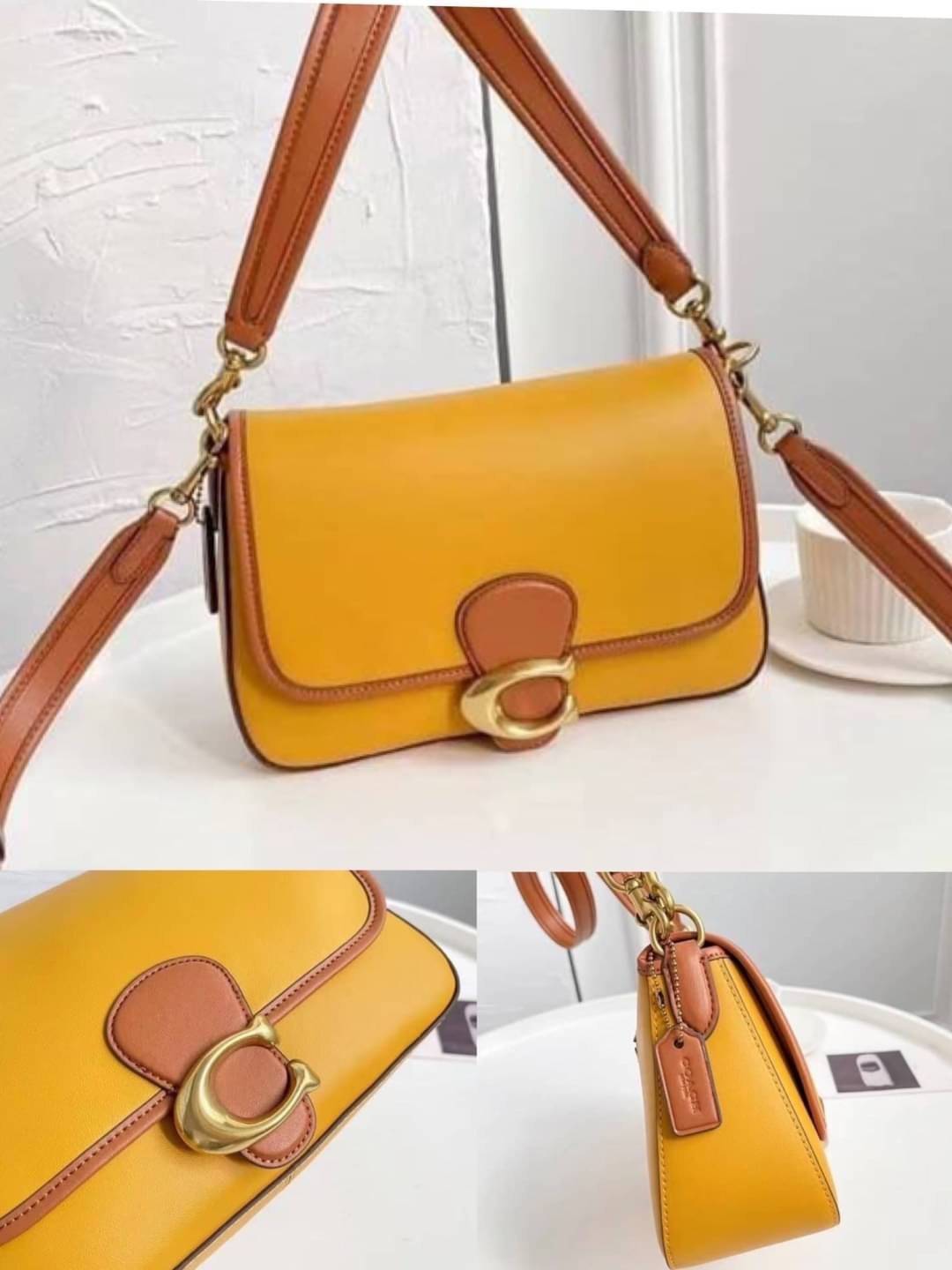 Coach Soft Tabby Shoulder Bag 5 สี กระเป๋าสะพายข้างหนังสวย พร้อมส่งที่ไทยราคาสุดคุ้มห้ามพลาดค่ะ!