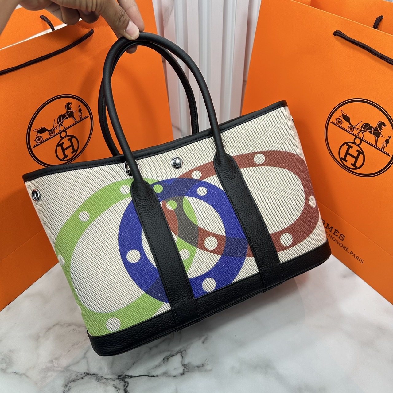 ORI หนังแท้ | Hermes Garden Party Voyage 30cm 35cm กระเป๋าทรงโท้ทที่สุดแห่งหรูหราลัคชู นิยามของความสง่างามเหนือกาลเวลา แบรนด์เนมในฝัน งดงามดั่งเจ้าหญิง