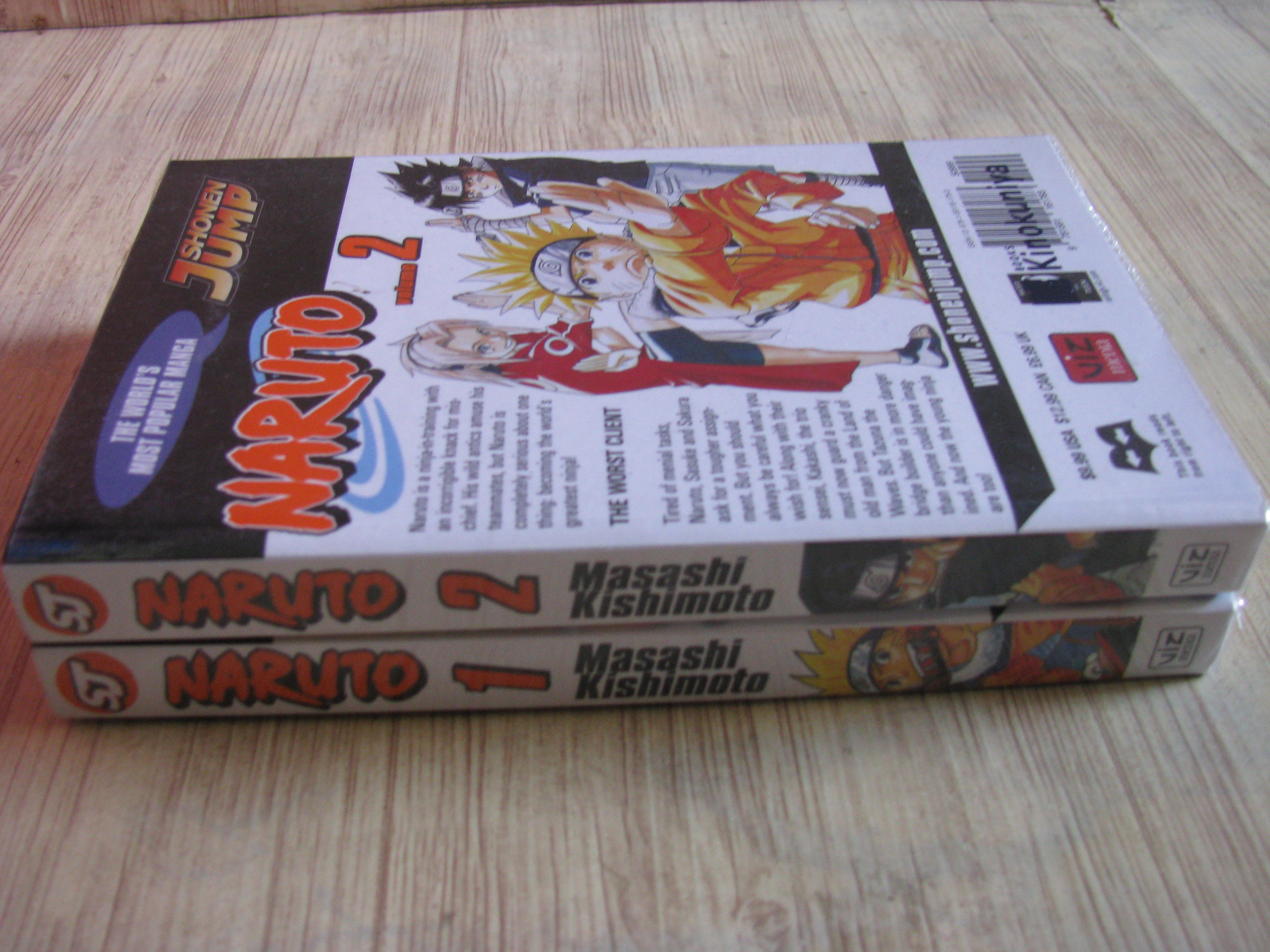 NARUTO ชุด เล่ม 1-2 ( ภาษาอังกฤษ)