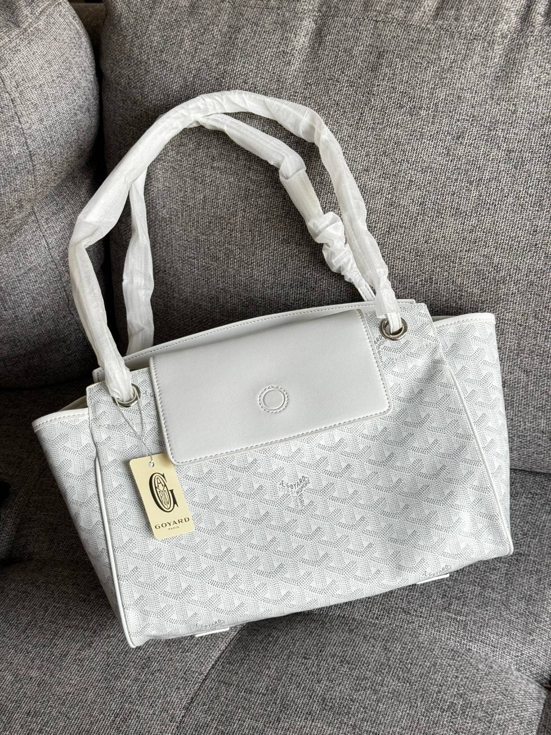 พร้อมส่ง 8 สี GOYARD Rouette Souple Bag 30cm กระเป๋าสะพายแบรนด์หรูสัญชาติฝรั่งเศส 🧡 เกรดออริจินอล 1:1 สลับแท้ ใช้งานต่างประเทศได้