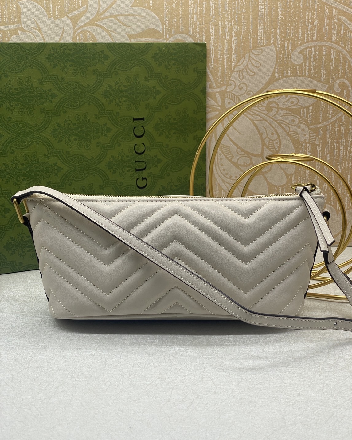 GUCCI GG Marmont matelasse shoulder bag / GUCCI Marmont เกรดออริจินอล 1:1 ใช้งานต่างประเทศได้ รุ่นใหม่ล่าสุด