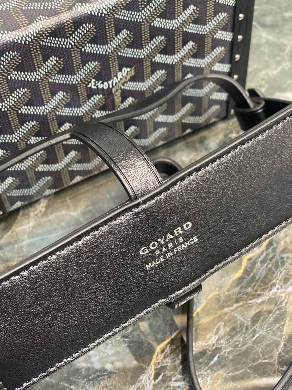 ORI หนังแท้ | Goyard Minaudière Trunk Bag กระเป๋าสะพายทรงแมสเซ็นเจอร์ เป็นคลัตช์ได้ในใบเดียว น้ำหนักเบา ทรงกล่องดีไซน์ใช้งานง่าย สวยหรู