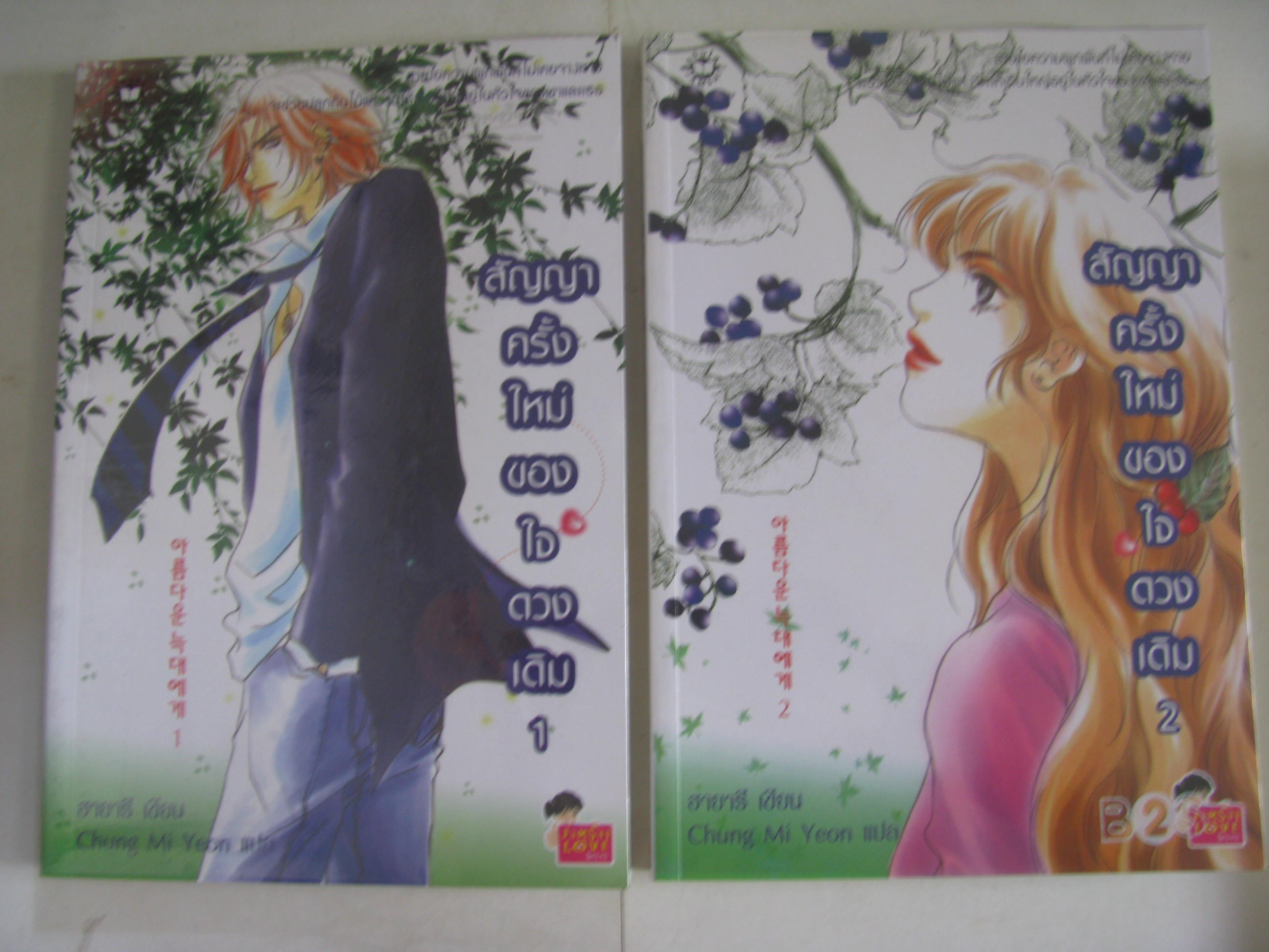 สัญญาครั้งใหม่ของใจดวงเดิม (2เล่ม/ชุด) ฮายารี เขียน Chung Mi Yeon แปล***สินค้าหมด***