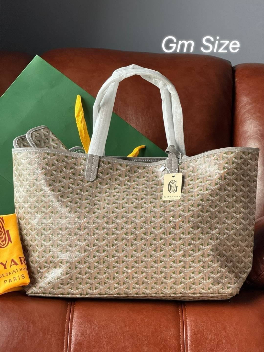 พร้อมส่ง 2 สี GM 40cm Goyard Saint Louis Claire-Voie GM Bag กระเป๋าทรงโท้ทใบใหญ่ เกรดออริ สลับแท้ 1:1 ใช้ต่างประเทศได้