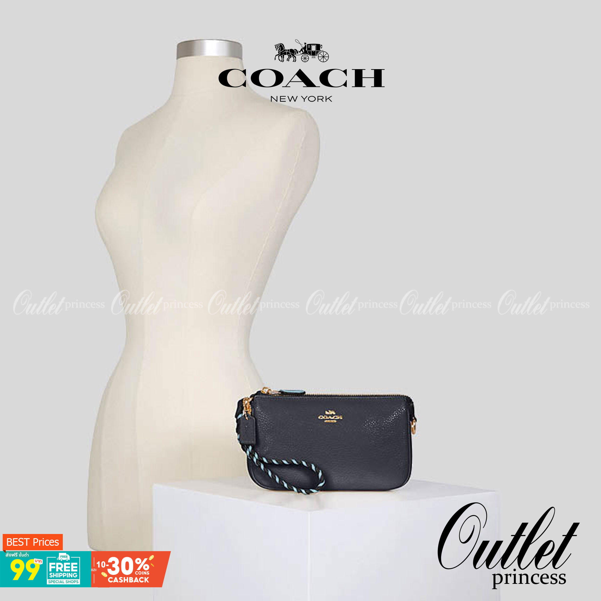 COACH C4233 NOLITA 19 WITH WHIPSTITCH คอลเลคชั่น rare item น่ารักน่าใช้ ในสไตล์คลาสสิค กระเป๋าทรงพอชขนาดมินิ ที่สามารถสะพายไหล่ และกึ่งคล้องมือใช้ได้ 2 สไตล์ ปรับสายให้มาเกี่ยวฝั่งเดียวเพื่อใช้เป็นคล้องมือ หรือปรับเกี่ยวอีกฝั่งใช้คล้องแขน คล้องไหล่ก็เก๋มา