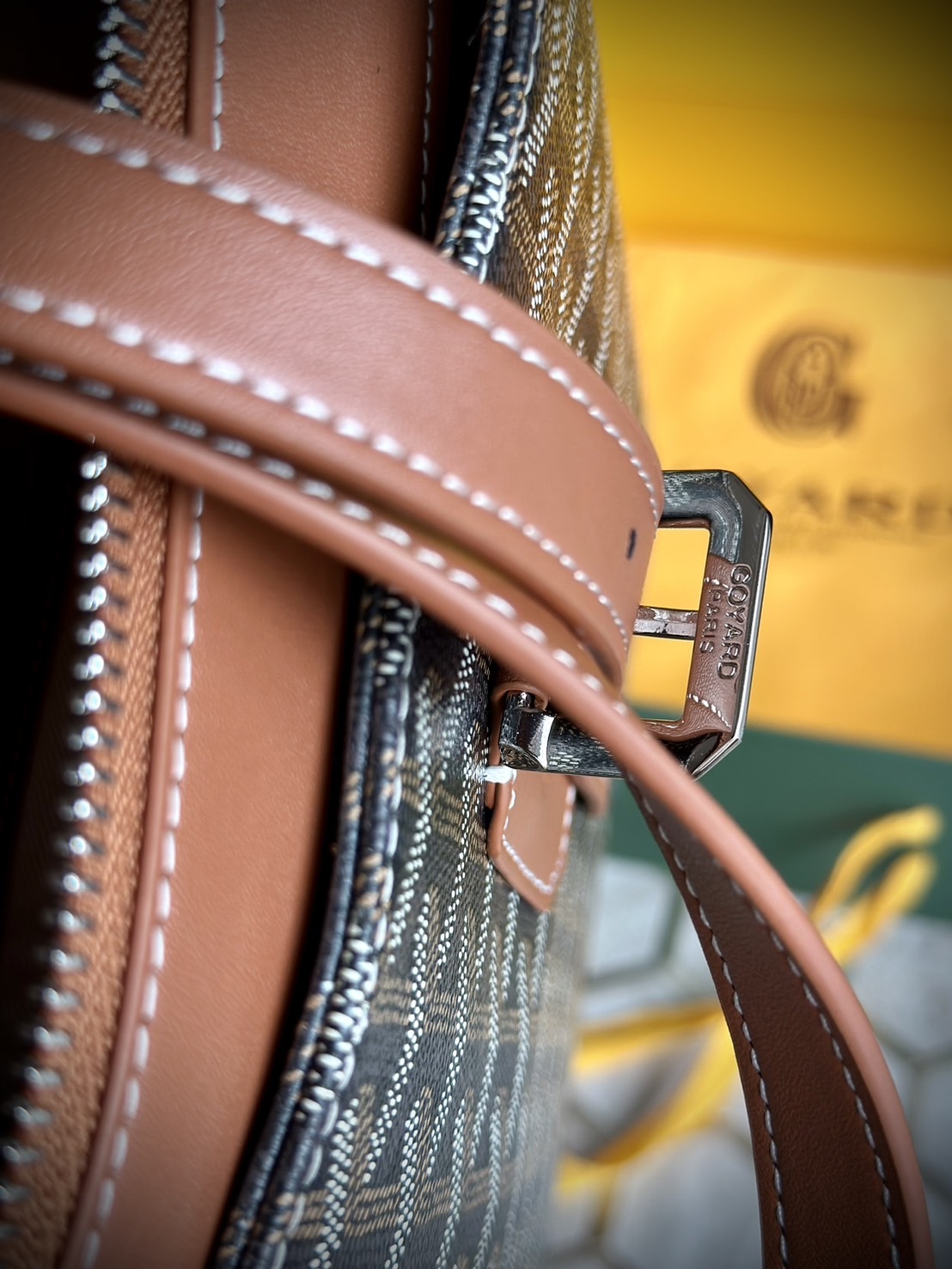 GOYARD Goyardine Sac Marie Galante MM / GOYARD Tote Bag กระเป๋าทรงโท้ทจุของได้เยอะ งานสวยเนี๊ยบ เกรดออริ สลับแท้ 1:1 ใช้ต่างประเทศได้