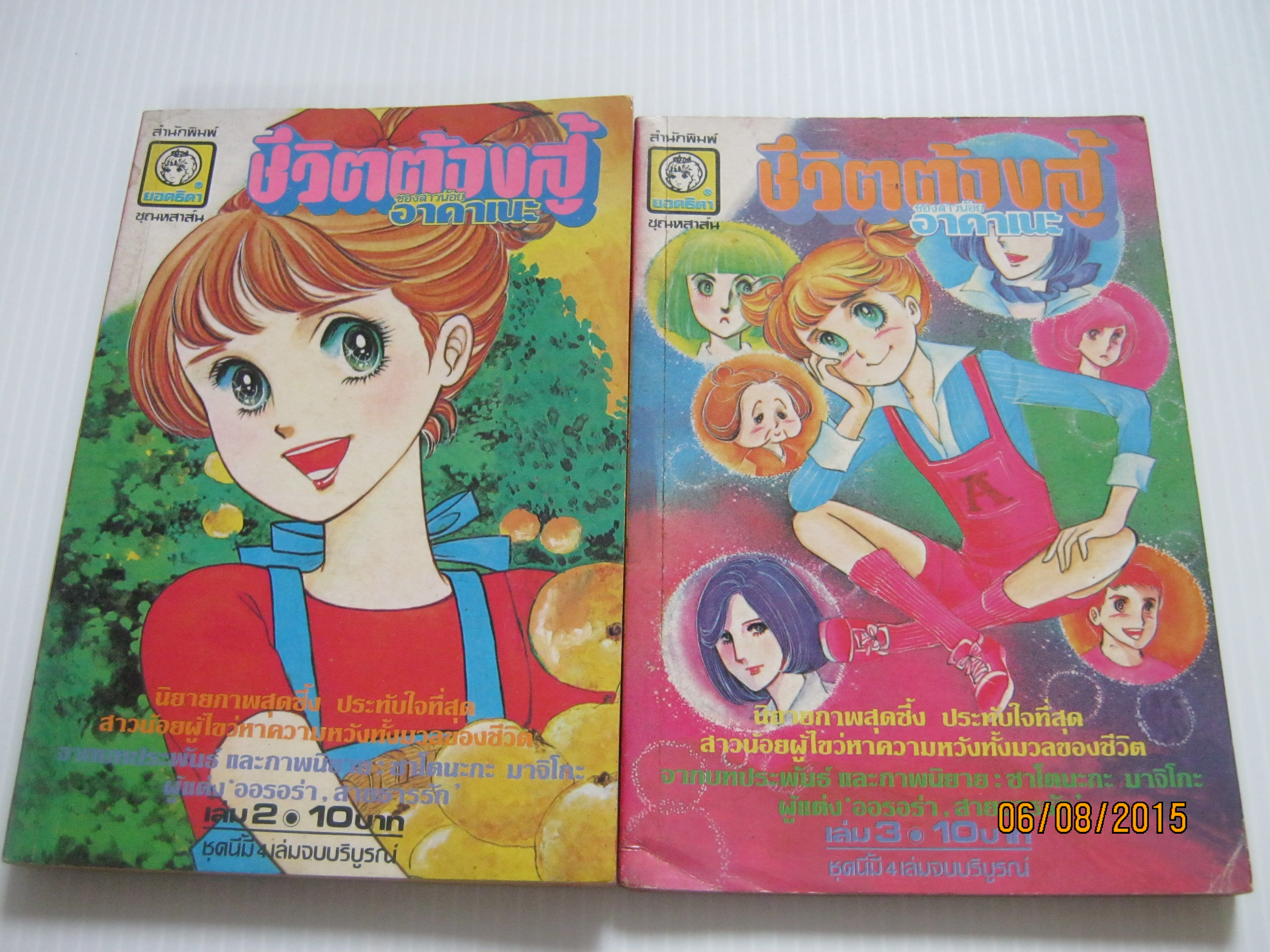ชีวิตต้องสู้ของสาวน้อยอาคานะ ชุด เล่ม 2,3 ขาดเล่ม 1 ,4 ( 4 เล่มจบ ) ซาโตนะกะ มาจิโกะ เขียน***สินค้าหมด***