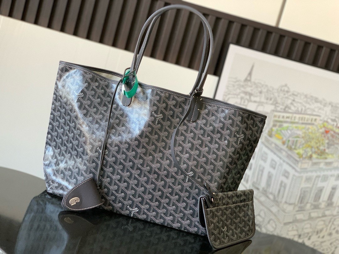 GOYARD PM TOTE BAG กระเป๋าทรงโท้ทใบใหญ่ หนังแท้สวยเป๊ะ เกรดท็อปออริ สลับแท้ 1:1 เกรดดีสุด ใช้ต่างประเทศได้ ผ่านทุก ตม.
