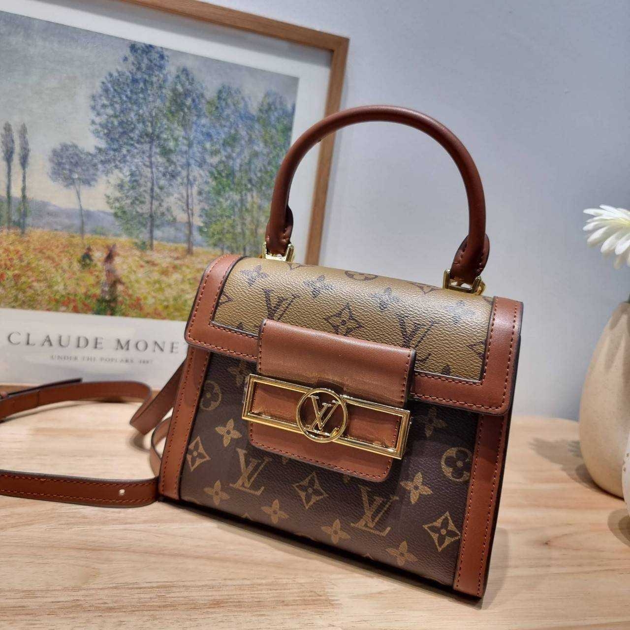 LV dauphine capitale bag กระเป๋าสะพายลุคคุณนาย ในราคาจับต้องได้ สวยทุกมุมจริงๆ เกรดวีไอพี ไฮเอน 1:1