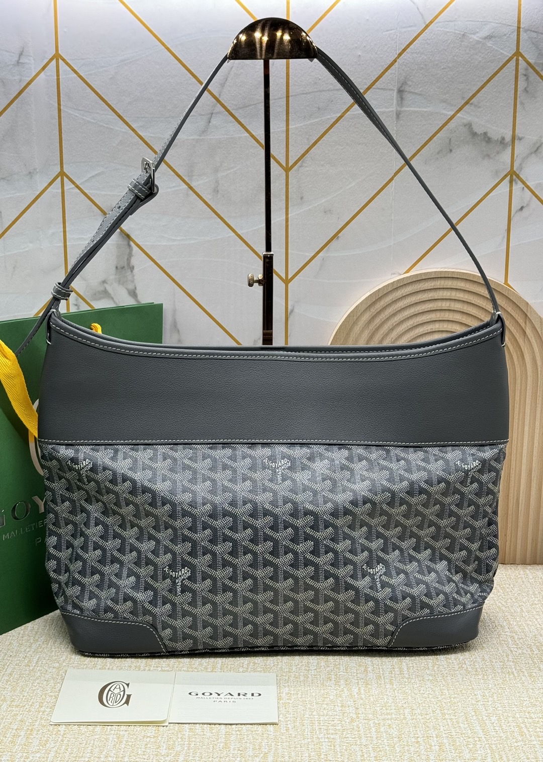 พร้อมส่ง 5 สี Goyard Grenadine Hobo Top Zipper Closure / Goyard Hobo Bag กระเป๋าสะพายทรงโฮโบใบใหญ่ 🧡 เกรดท็อปออริจินอล 1:1 สลับแท้ ใช้งานต่างประเทศได้