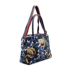 Cath Kidston Matt Oilcloth Busy Bag Handbag Crossbody Dimension: 34 x 22 x 12 cm / Strap 120 cm 2 way use, either use as a handbag or a cross body bag Waterproof matt oilcloth surface 2015AW Season's Oxford Rose Print in Deep Blue Colour