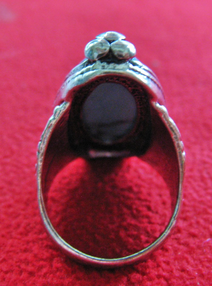 สินค้าหมดค่ะ แหวนหินเทอร์ควอยส์สีฟ้า โรเดียมสีเงิน(มีโชค)แบบ2ค่ะ