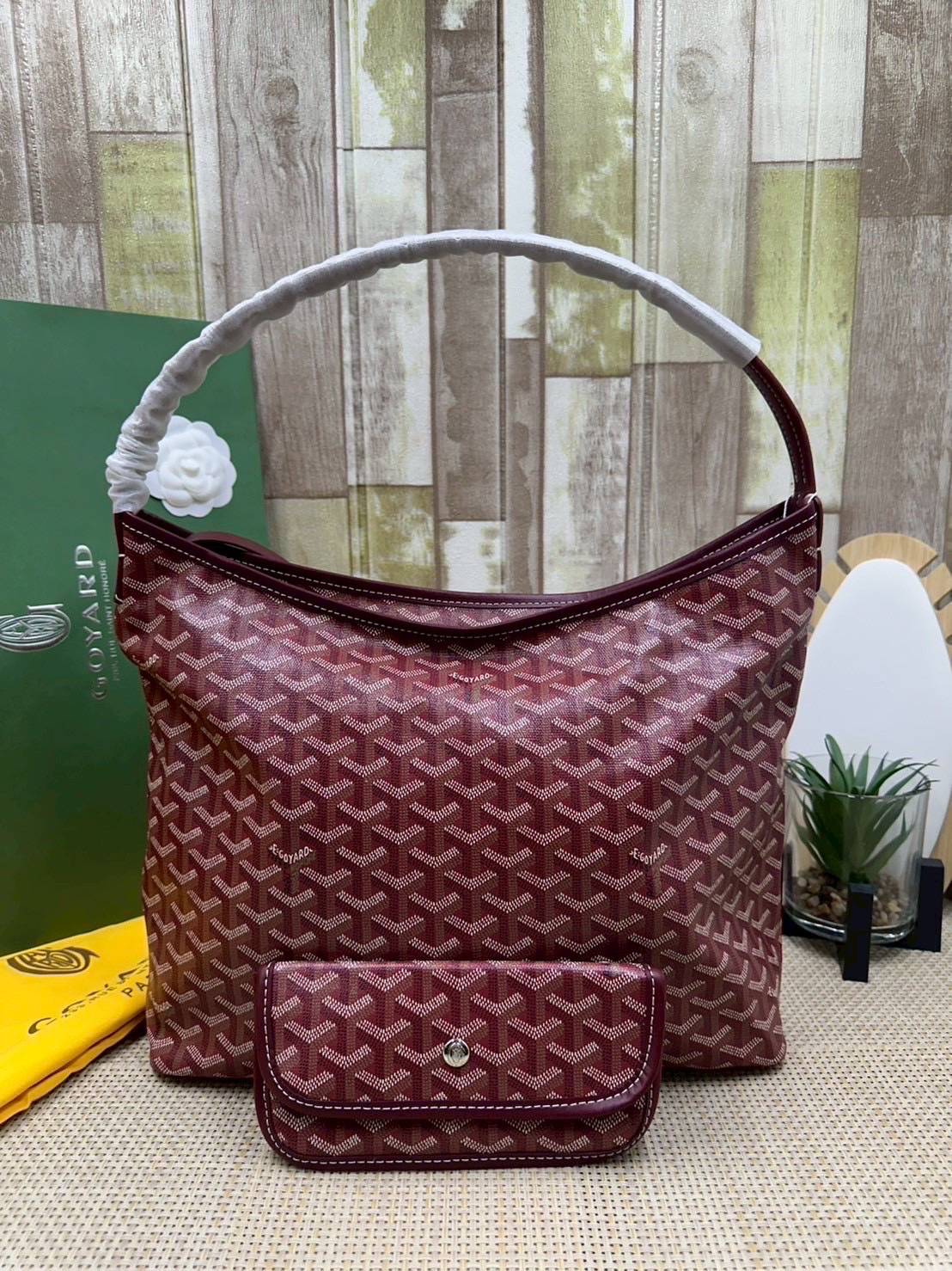 พร้อมส่ง 8 สี ORI หนังแท้ | Goyard Bohème Hobo Bag กระเป๋าสะพายทรงโฮโบ สะท้อนถึงความเบา ความยืดหยุ่น เปิดปิดแบบซิป สะดวกสบายขึ้น