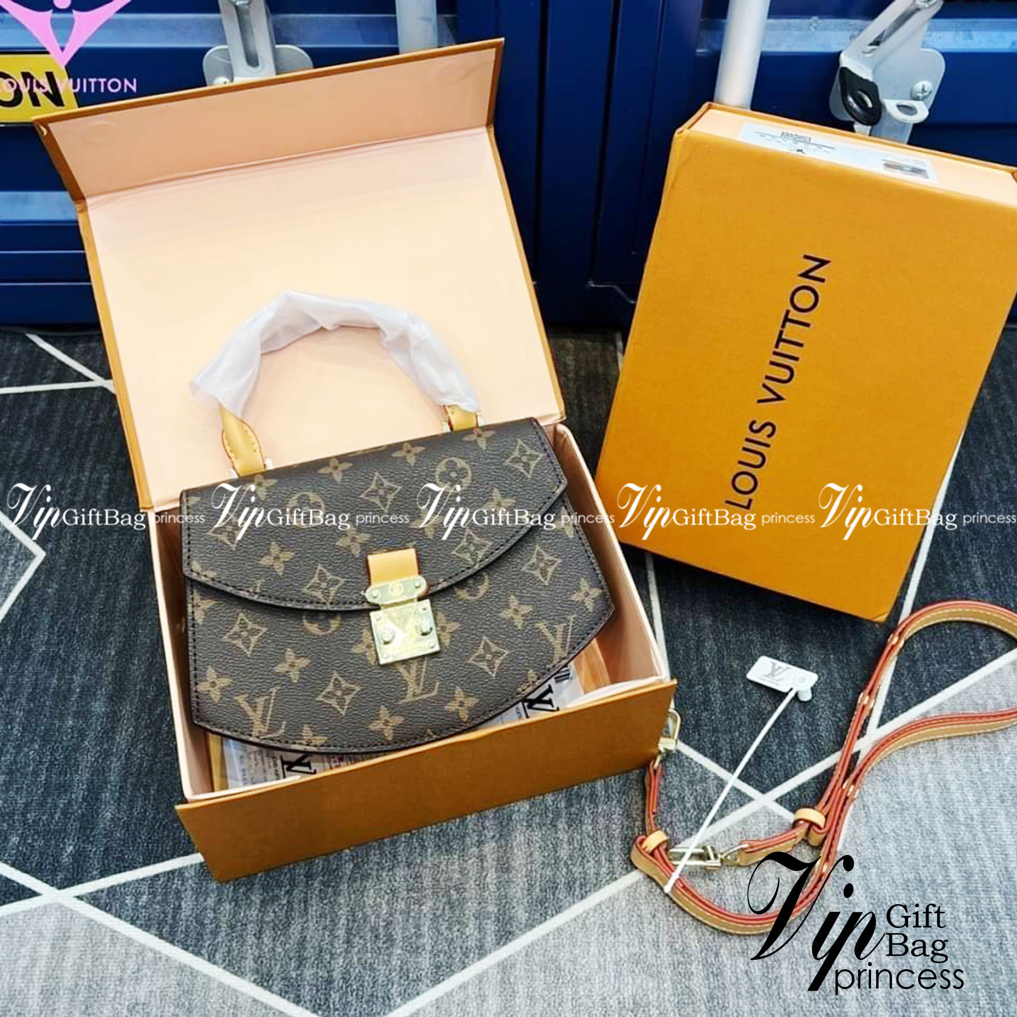 LV Monogram Eden MM Camel Bag / LV Eden กระเป๋าสะพาย คงเอกลักษณ์เฉพาะของแบรนด์ สวยหรูดูแพง งานปั้มแบรนด์คมชัด ด้านในใส่ของได้เยอะ ควรมีติดตู้สักใบนะคะ! งานสวยคุ้มเกินราคาค่ะ