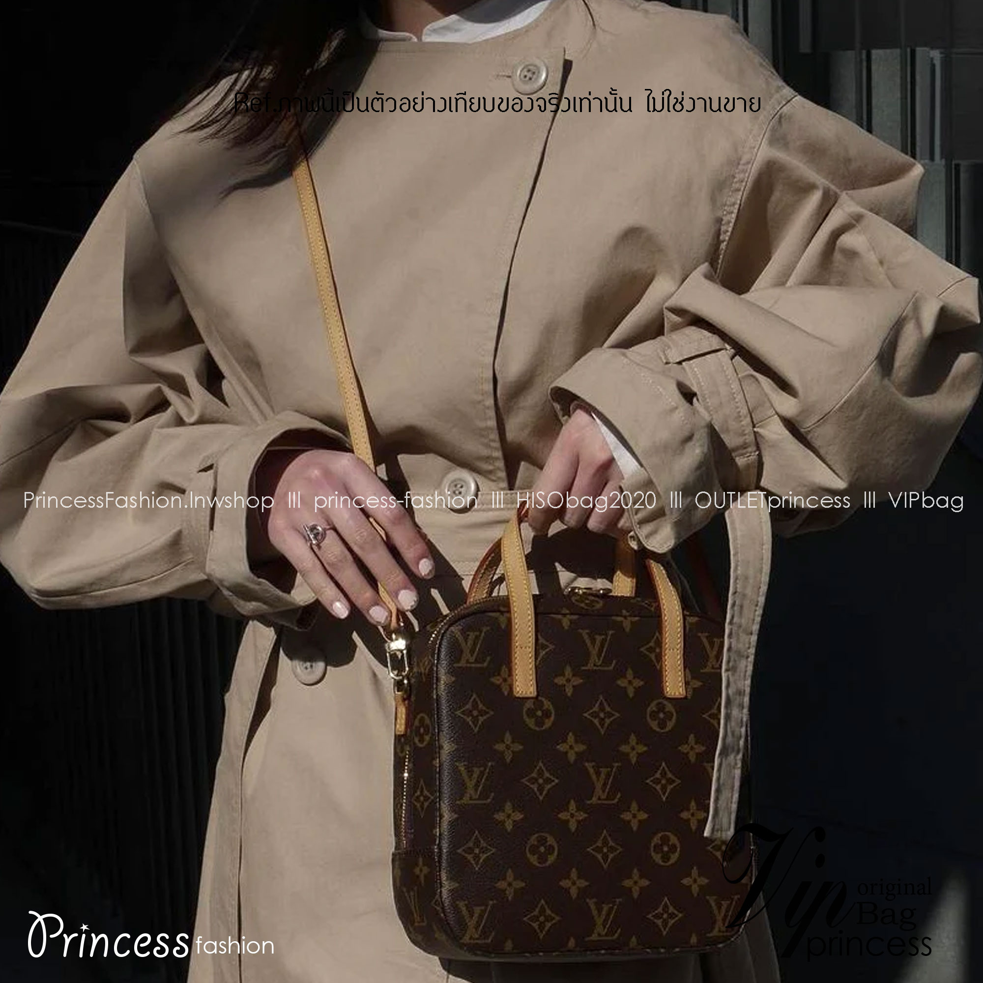 LV Spontini Tote Bag กระเป๋าทรงโท้ทวินเทจ รุ่นตามหาที่หายากมากๆ พร้อมส่งแล้ววันนี้ รีบจับจองน้าา งานพิมพ์ลายโมโนแกรมคมชัด ซิปรอบ หูจับในตัวพร้อมสายสะพายยาว ภายในโล่งกว้าง สวยคลาสสิก