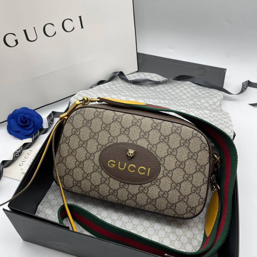 VIP 】หนังแท้ GUCCI Neo Vintage GG Supreme messenger bag พร้อมส่งที่ไทย งานมาพร้อมกล่องครบเซ็ทสวยมากค่ะ